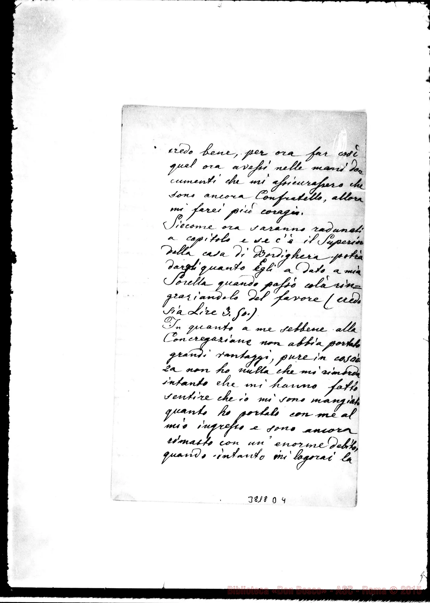 Fotogramma D 4 — « « F. Caramelli, 22-02-1888