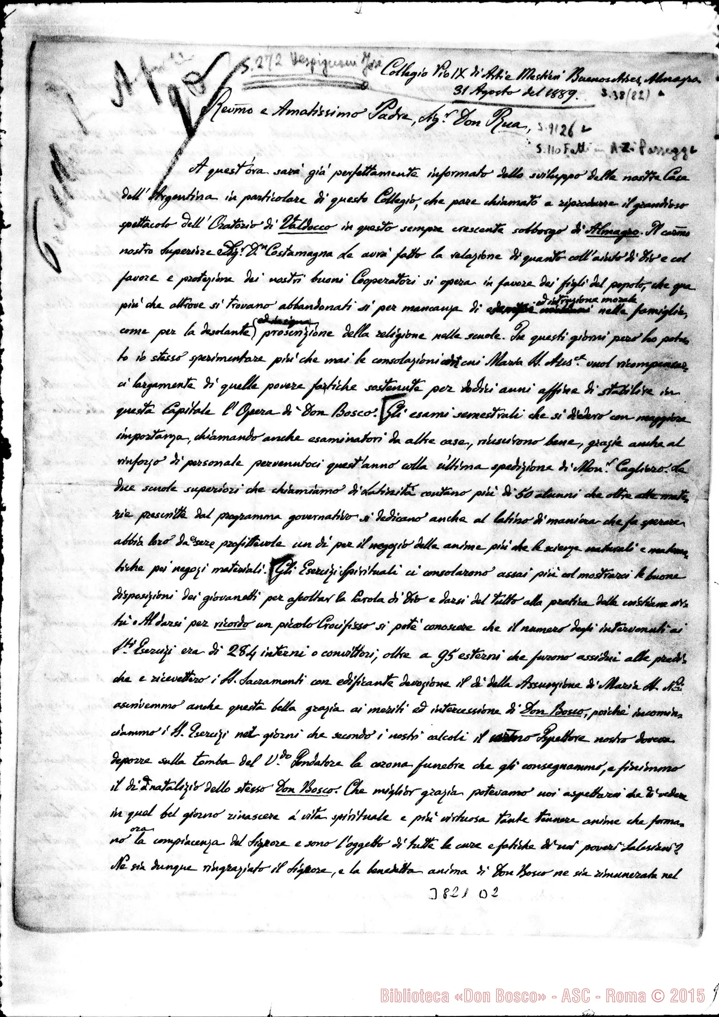Fotogramma D 2 — « « Buenos Aires, 31-08-1889