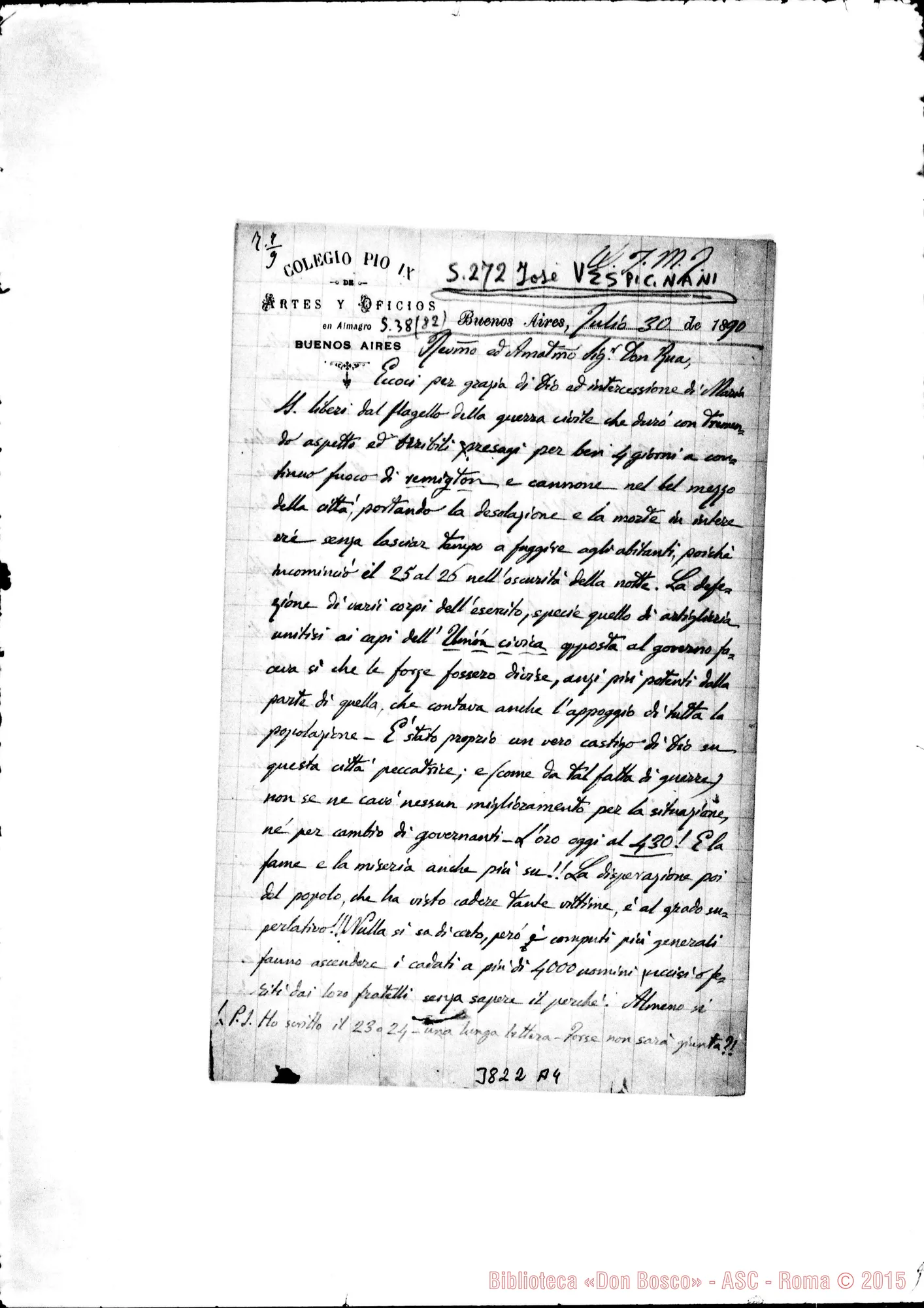 Fotogramma A 4 — « « Buenos Aires, 30-07-1890