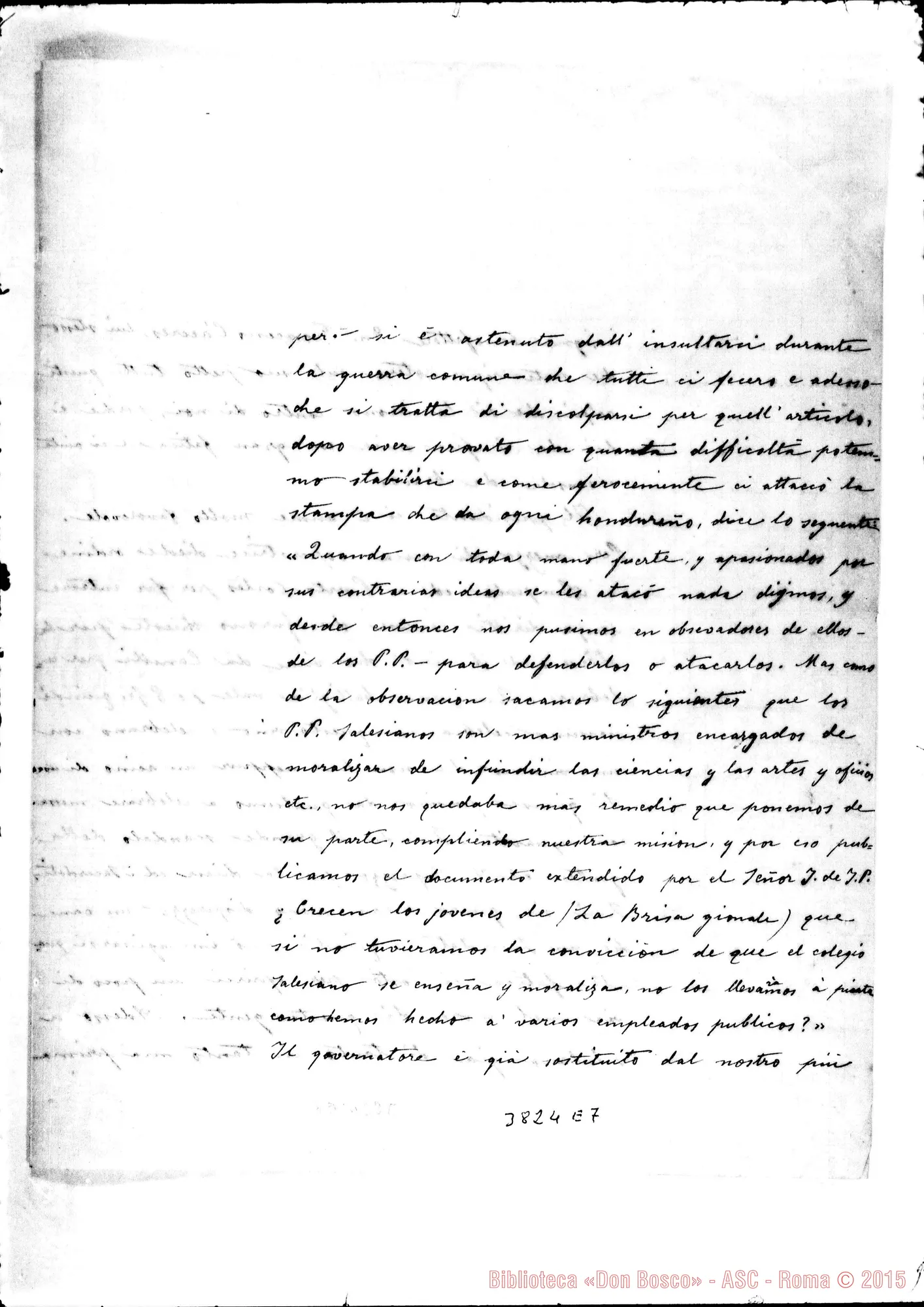 Fotogramma E 7 — « « Comayagua, 16-12-1906