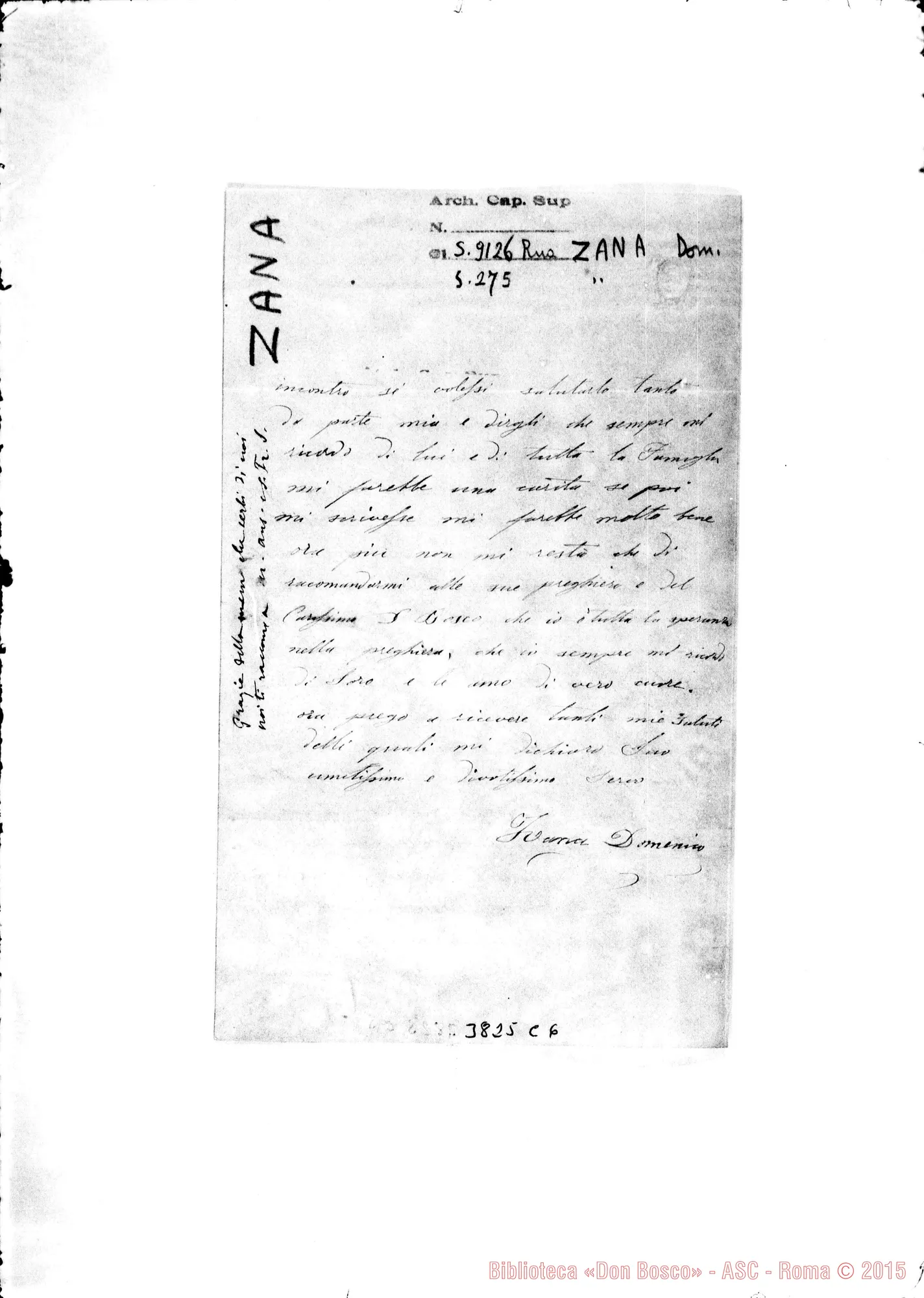 Fotogramma C 6 — « « Buenos Aires, 18-06-1880 Autogr.Rua