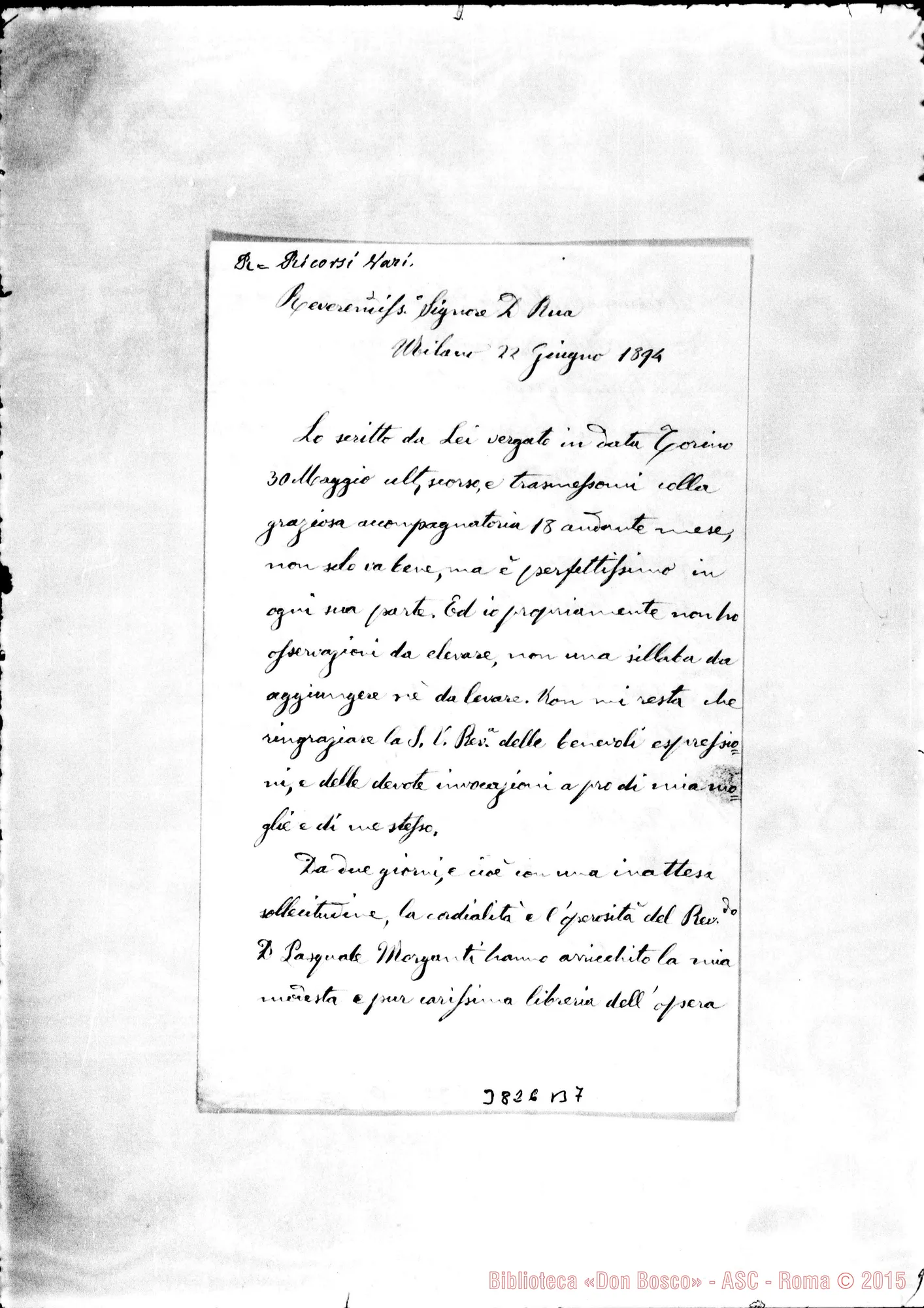 Fotogramma B 7 — « « Milano, 22-06-1894