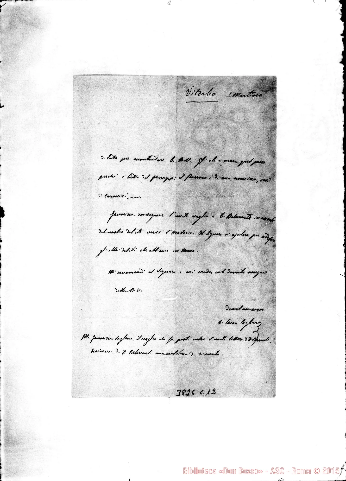 Fotogramma C 12 — « « Roma, 16-02-1889