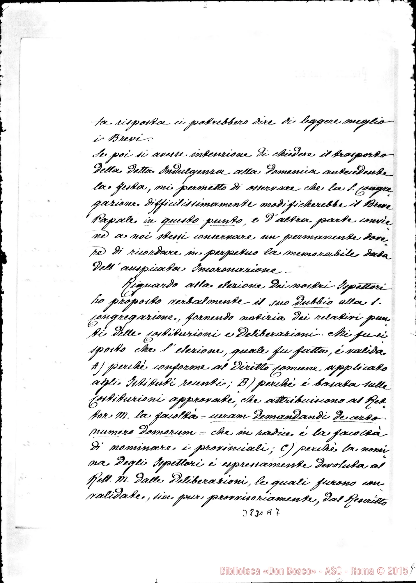 Fotogramma A 7 — « « Roma, 14-12-1903 Elezione degli Ispettori