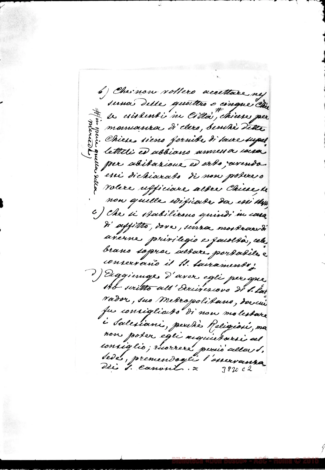 Fotogramma C 2 — « « Roma, 31-10-1906 Autogr. Rua Su Nicaragua