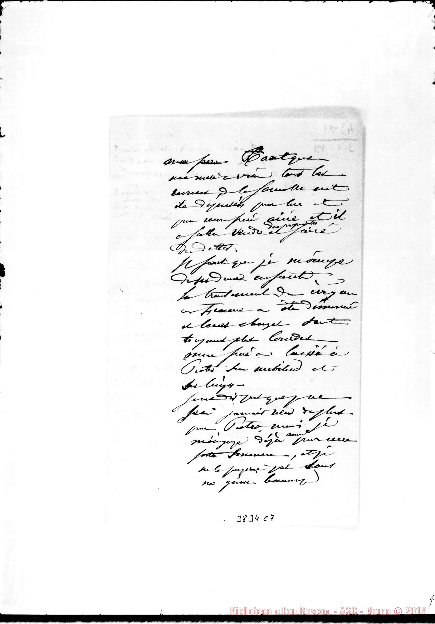 Fotogramma C 7 — Carlo Frane. Turinaz, vesc.-Monsieur l’Abbé. Nancy, 3-02-1891