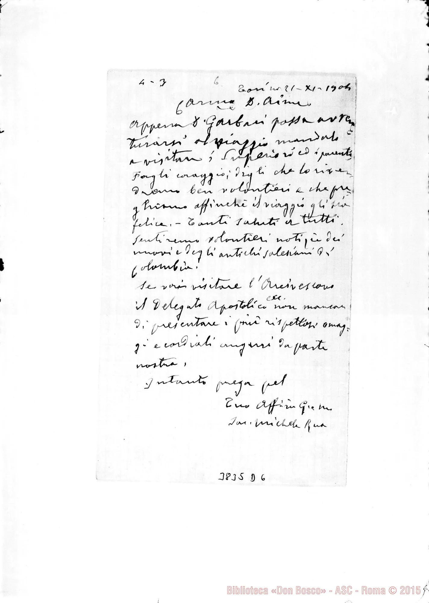 Fotogramma D 6 — « « Torino, 21-11-1904