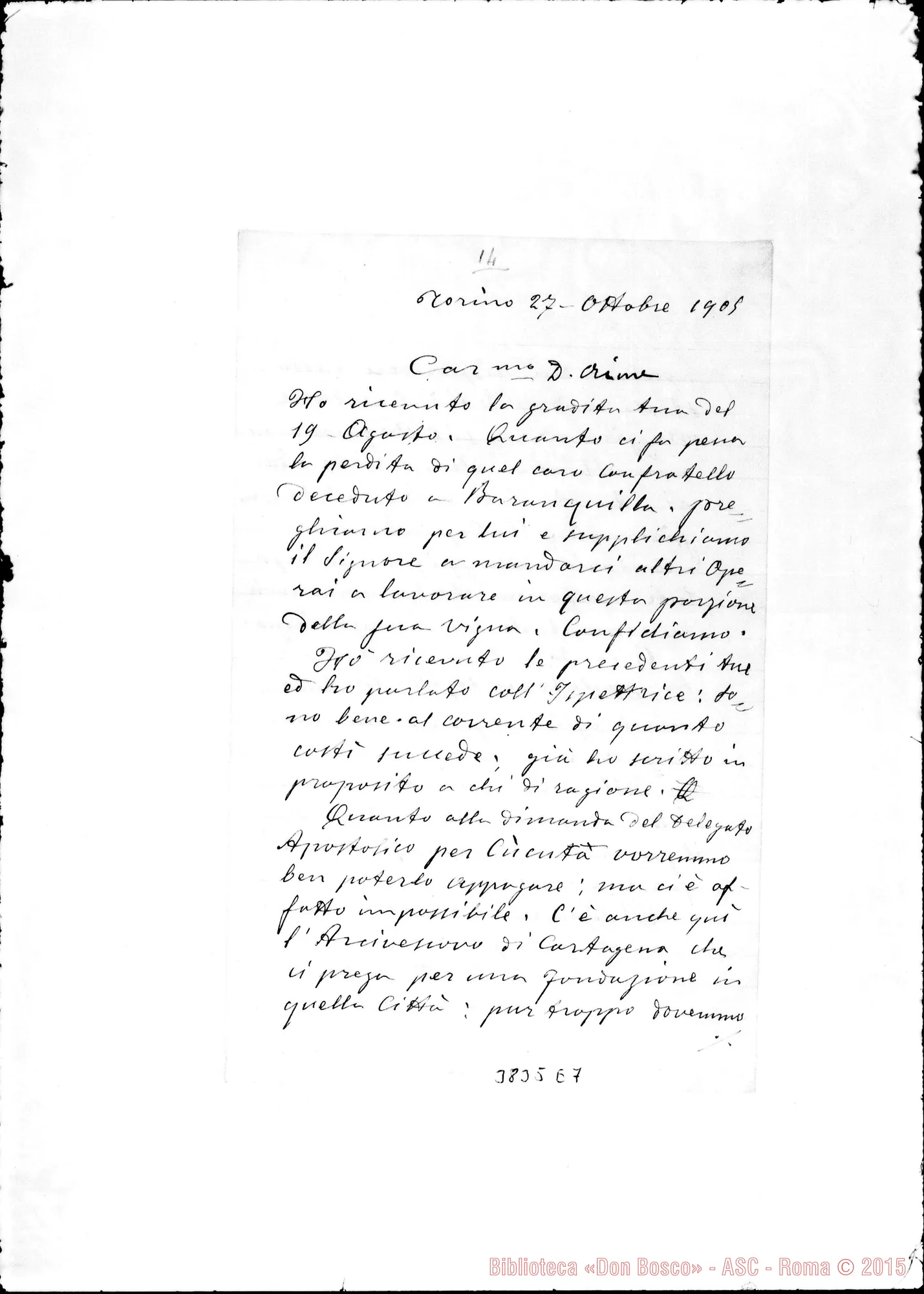 Fotogramma E 7 — « « Torino, 27-10-1905