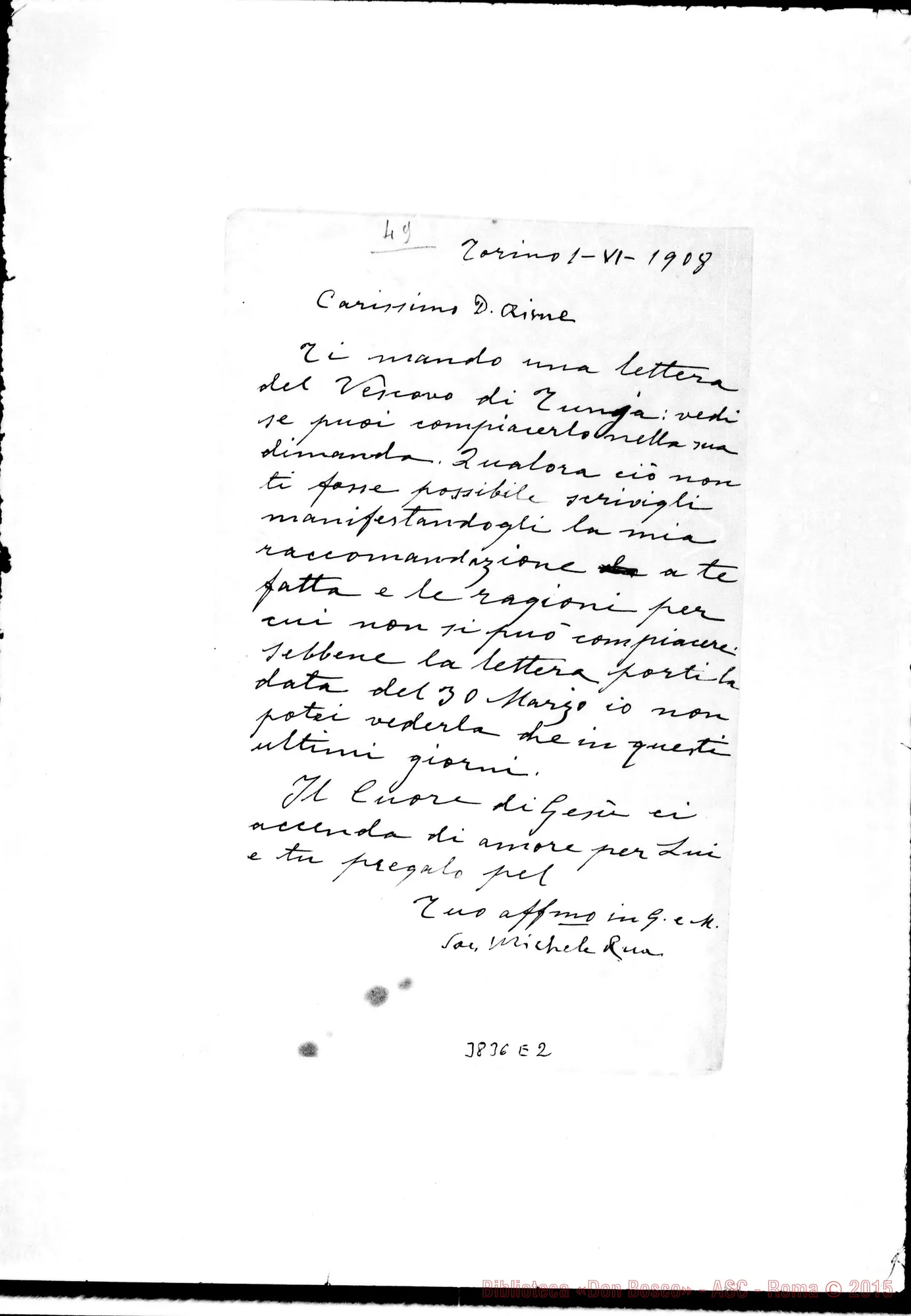 Fotogramma E 2 — « « Torino, 1-06-1908