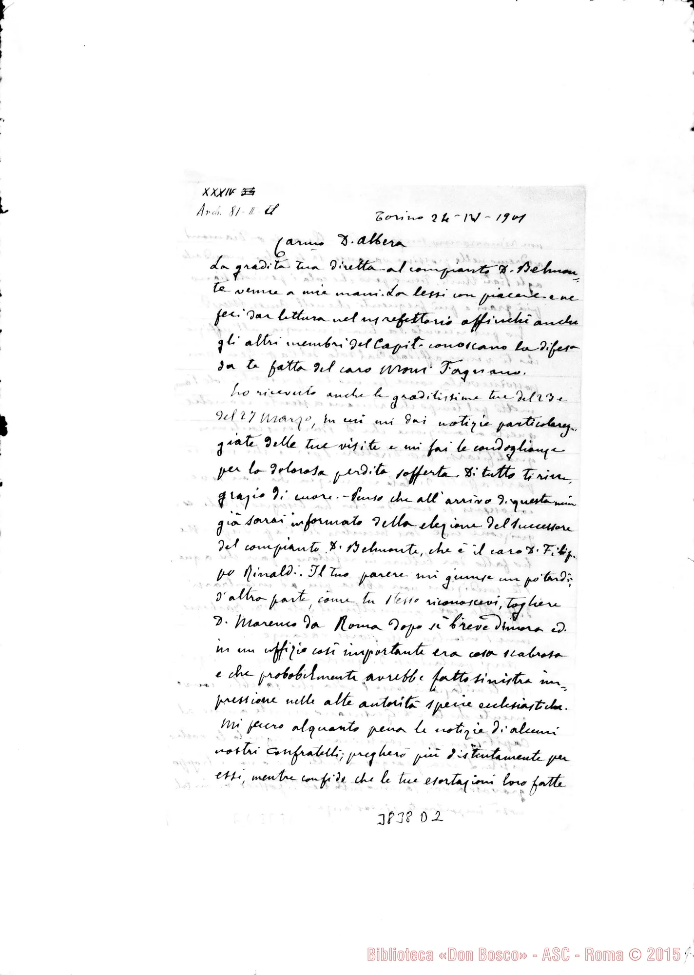 Fotogramma D 2 — « « Torino, 24-04-1901