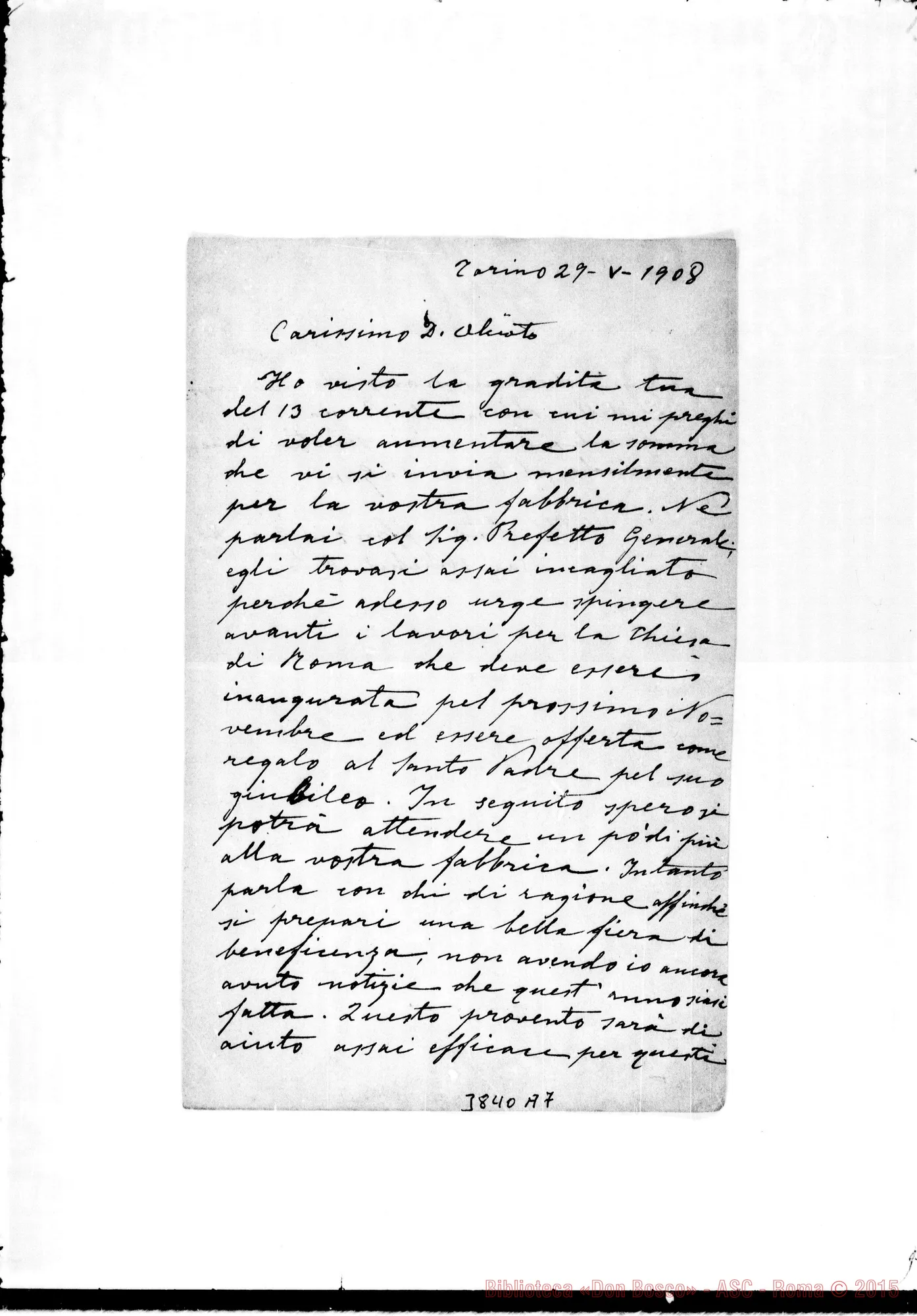 Fotogramma A 7 — « « Torino, 29-05-1908