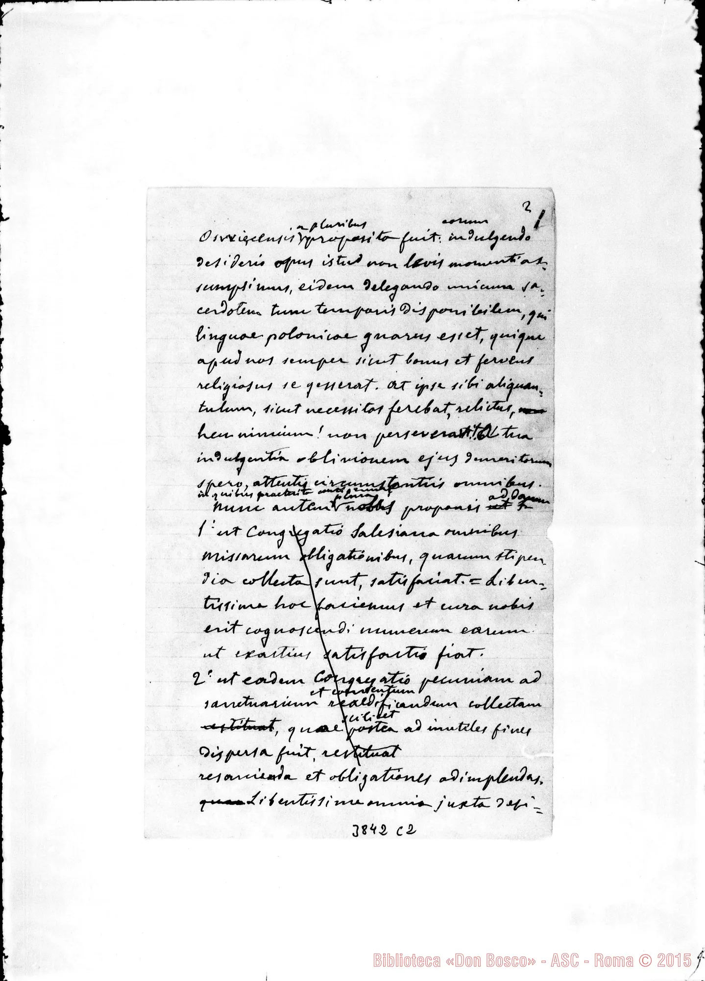 Fotogramma C 2 — « Rev.mus Praesul Torino, 21-12-1899