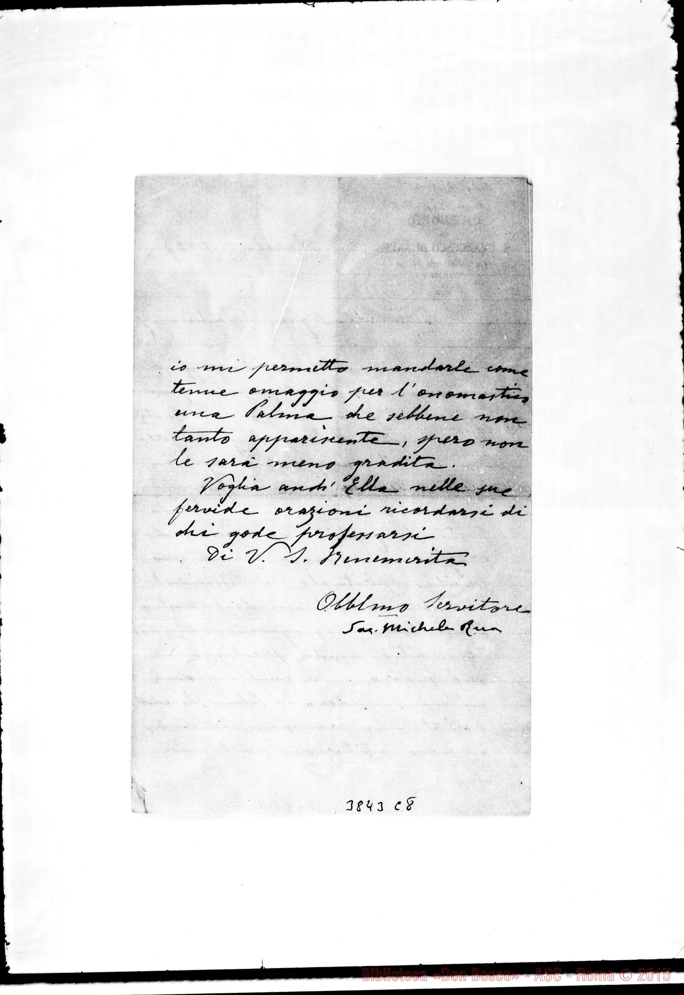 Fotogramma C 8 — « Sig.ra Celestina Torino, 6-04-1909