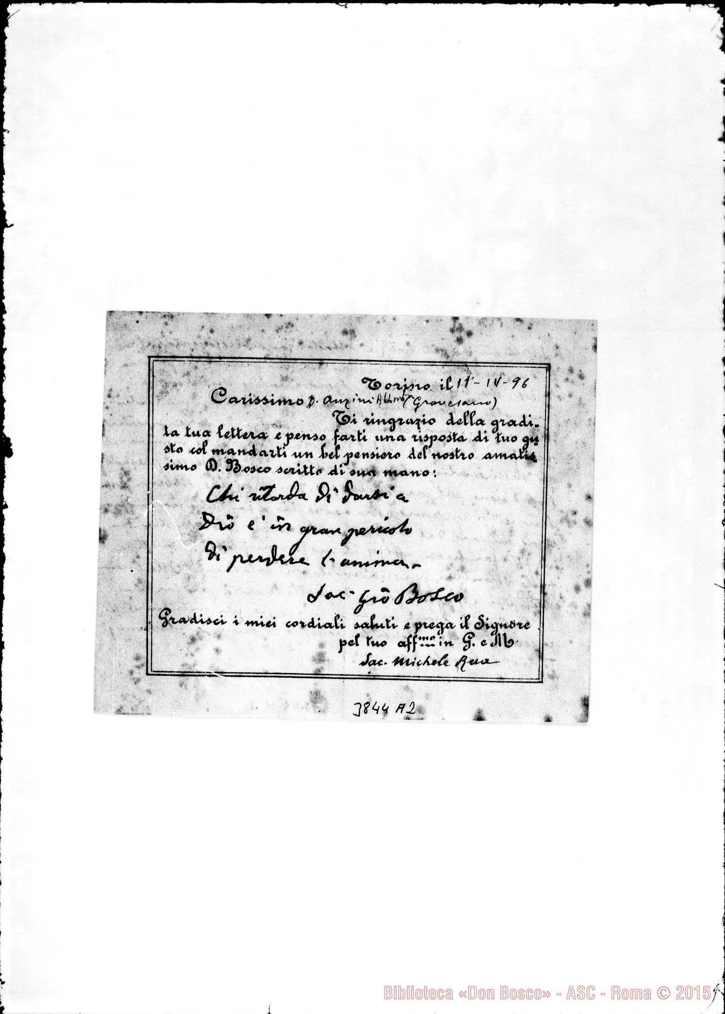 Fotogramma A 2 — « « Torino, 11-04-1896