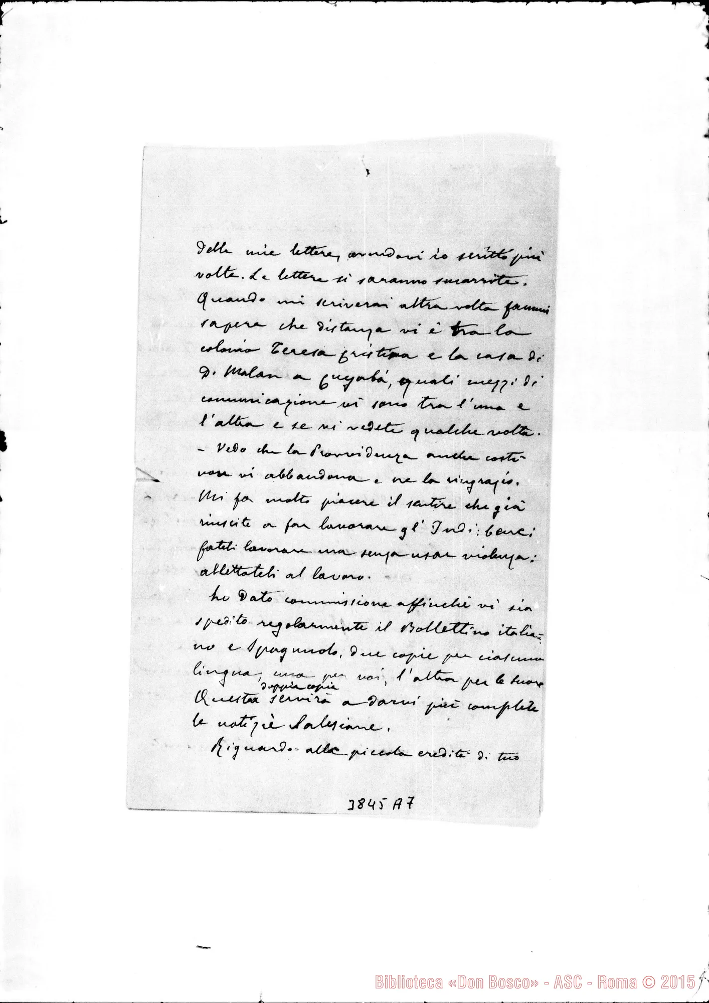 Fotogramma A 7 — Balzola Giovanni, SDB Torino, 24-01-1896