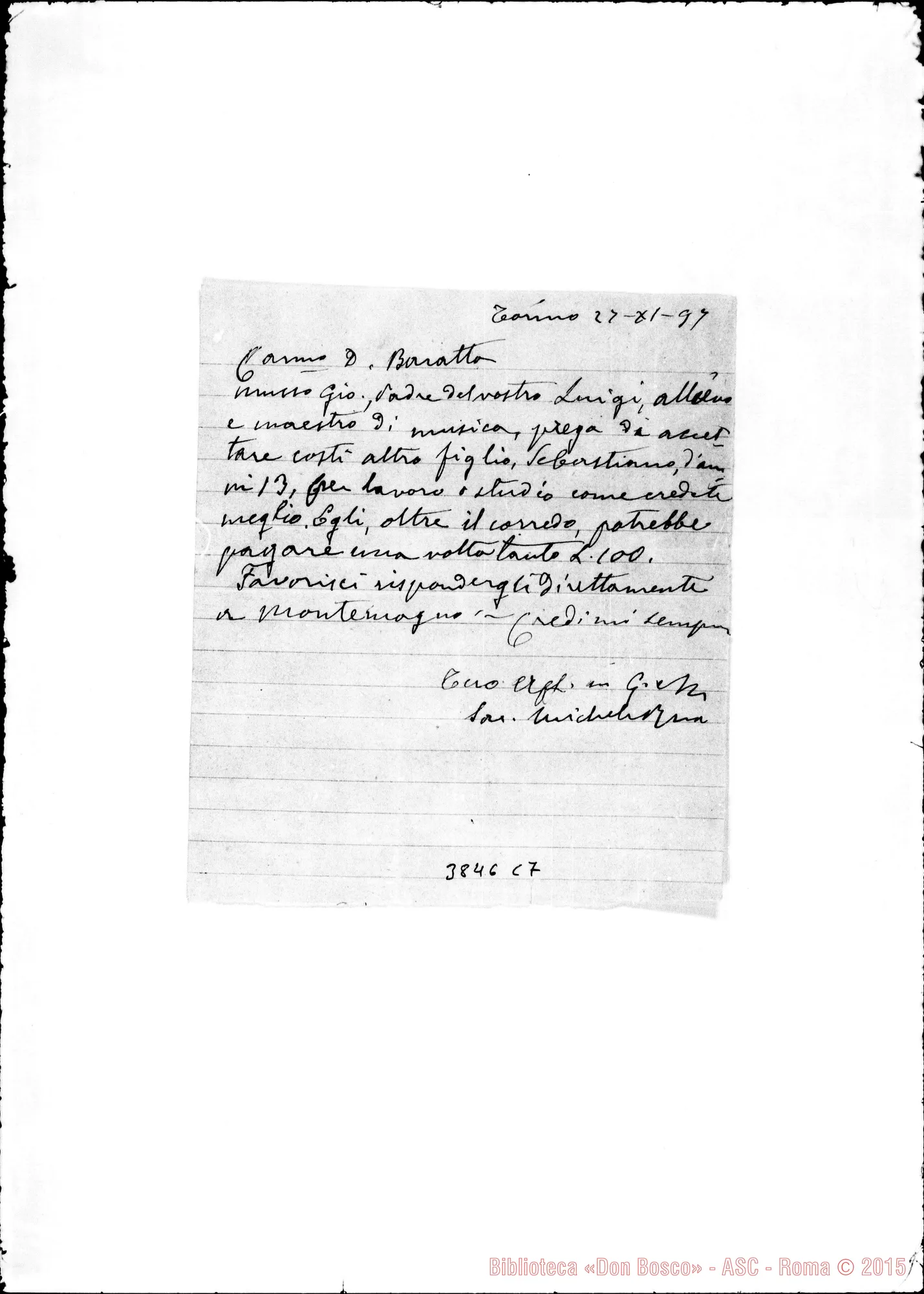 Fotogramma C 7 — « « Torino, 27-11-1897