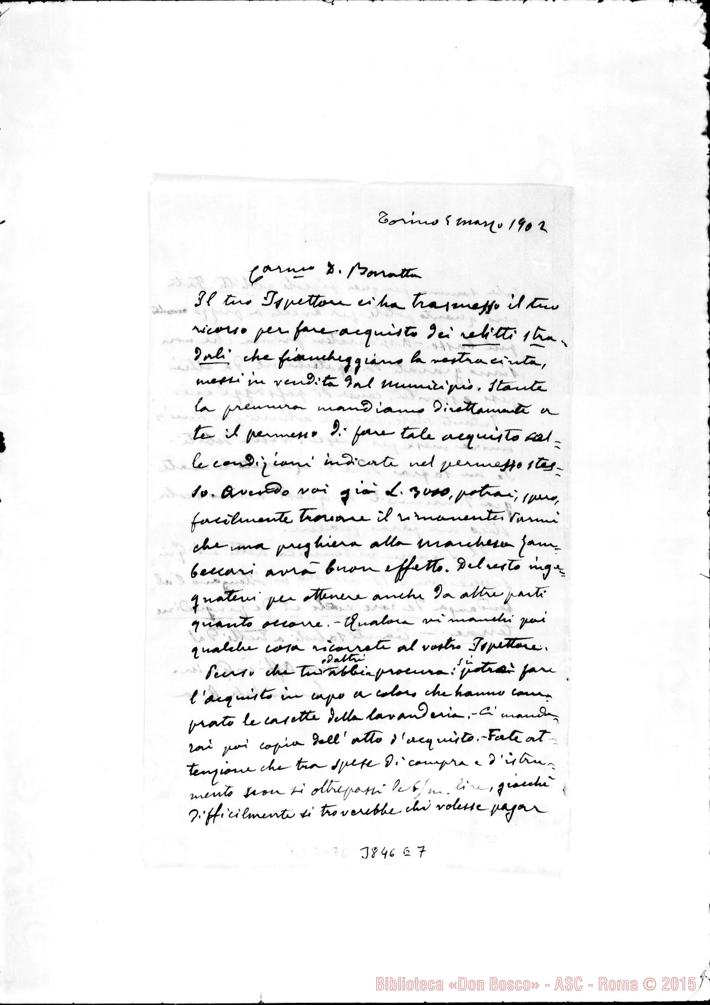 Fotogramma E 7 — « « Torino, 5-03-1902