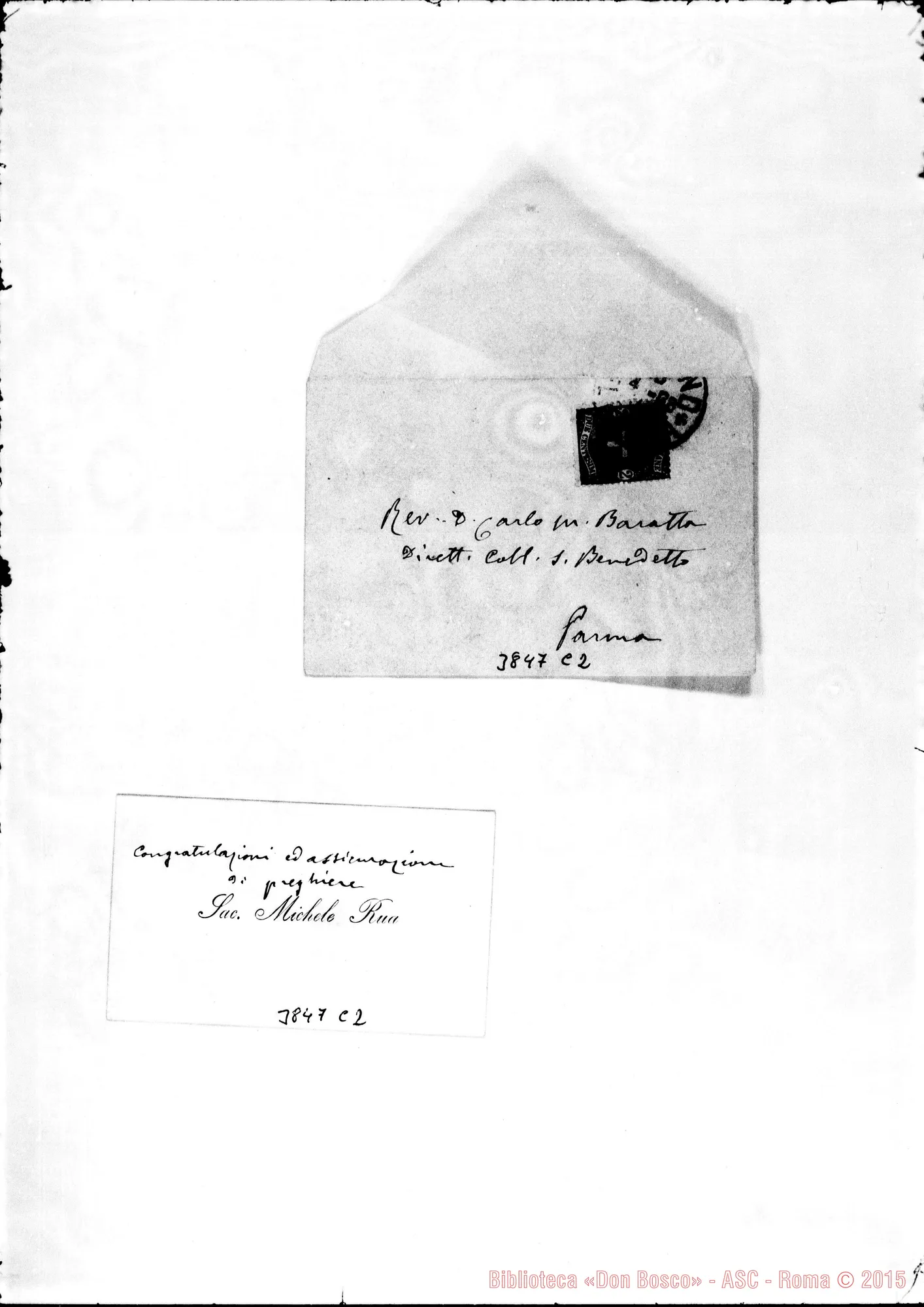 Fotogramma C 2 — « « s.d. Biglietto da visita