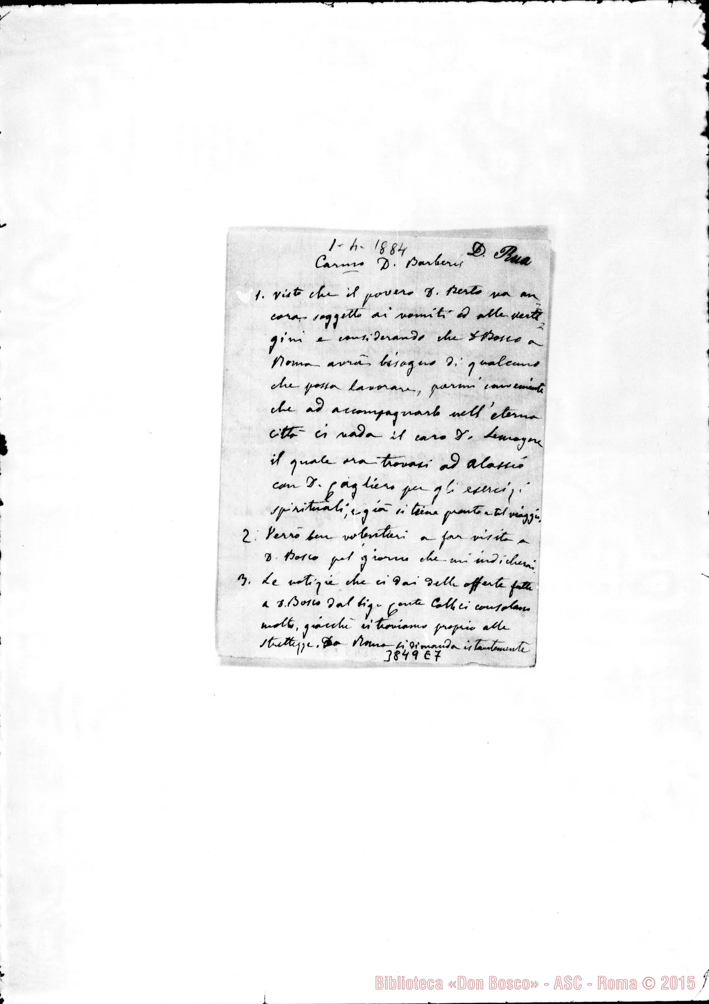 Fotogramma E 7 — « « Torino, 1-04-1884