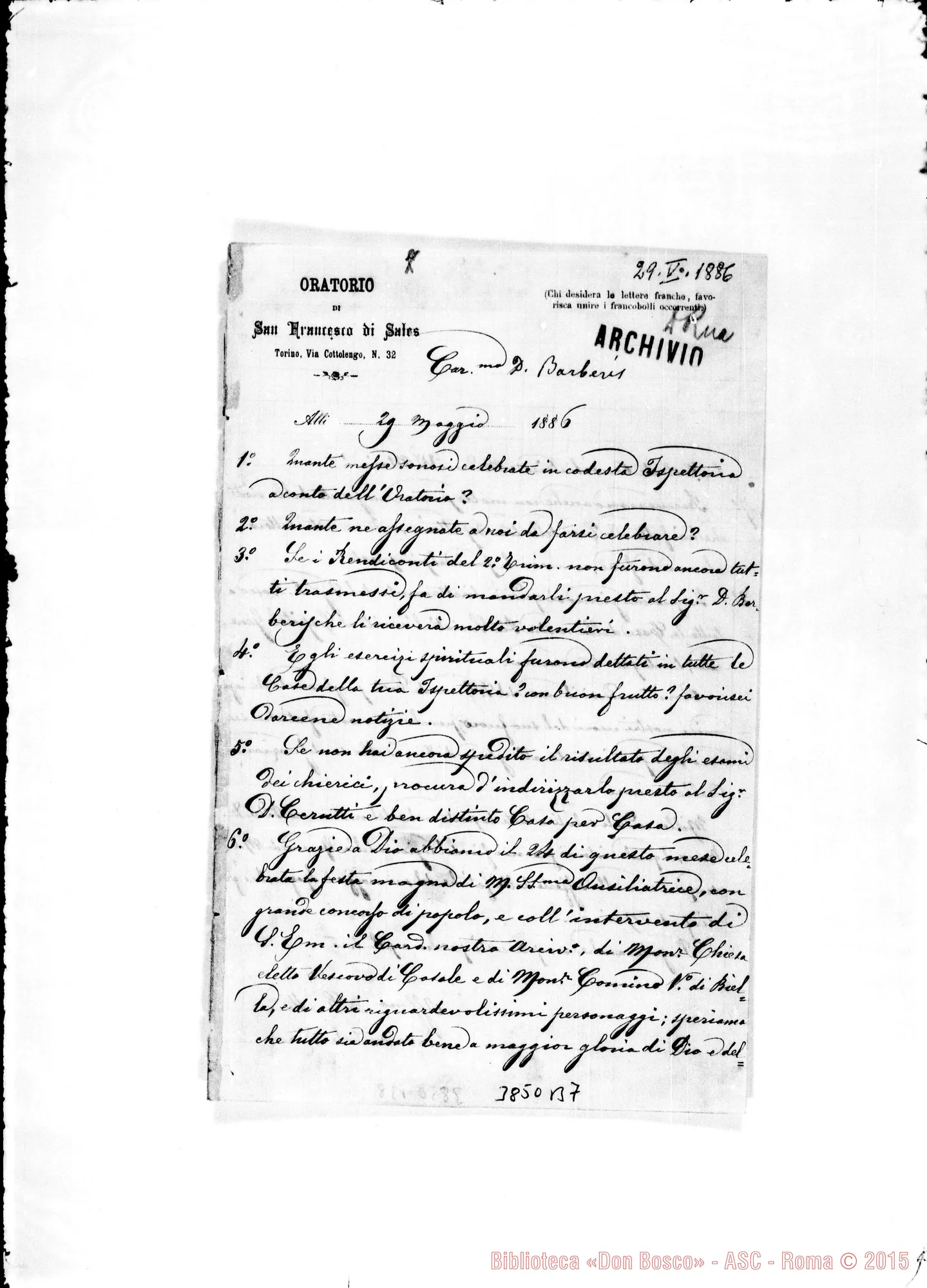 Fotogramma B 7 — « « Torino, 29-05-1886
