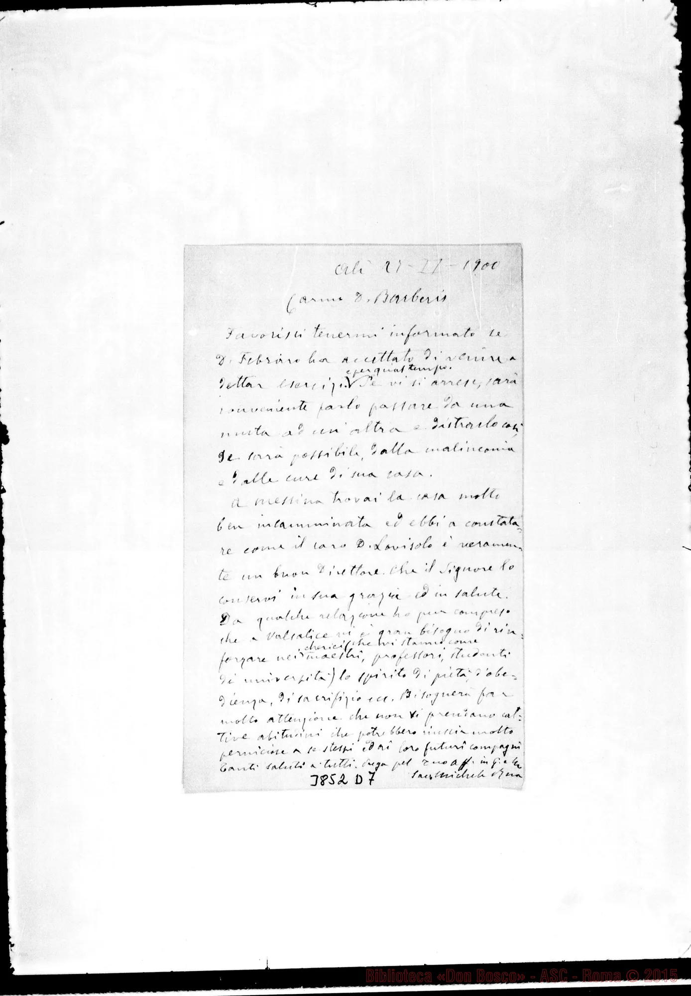 Fotogramma D 7 — « « Ali, 27-02-1900