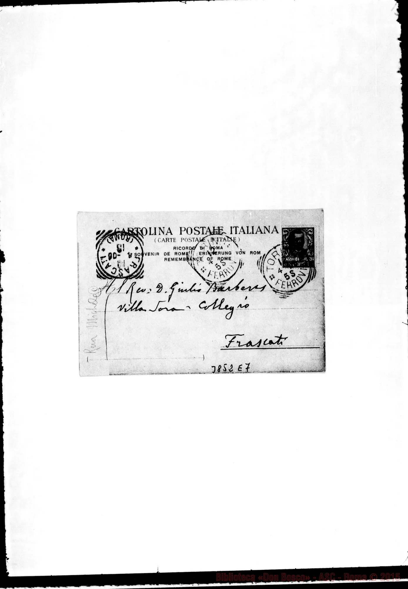 Fotogramma E 7 — « « Torino, 12-04-1906