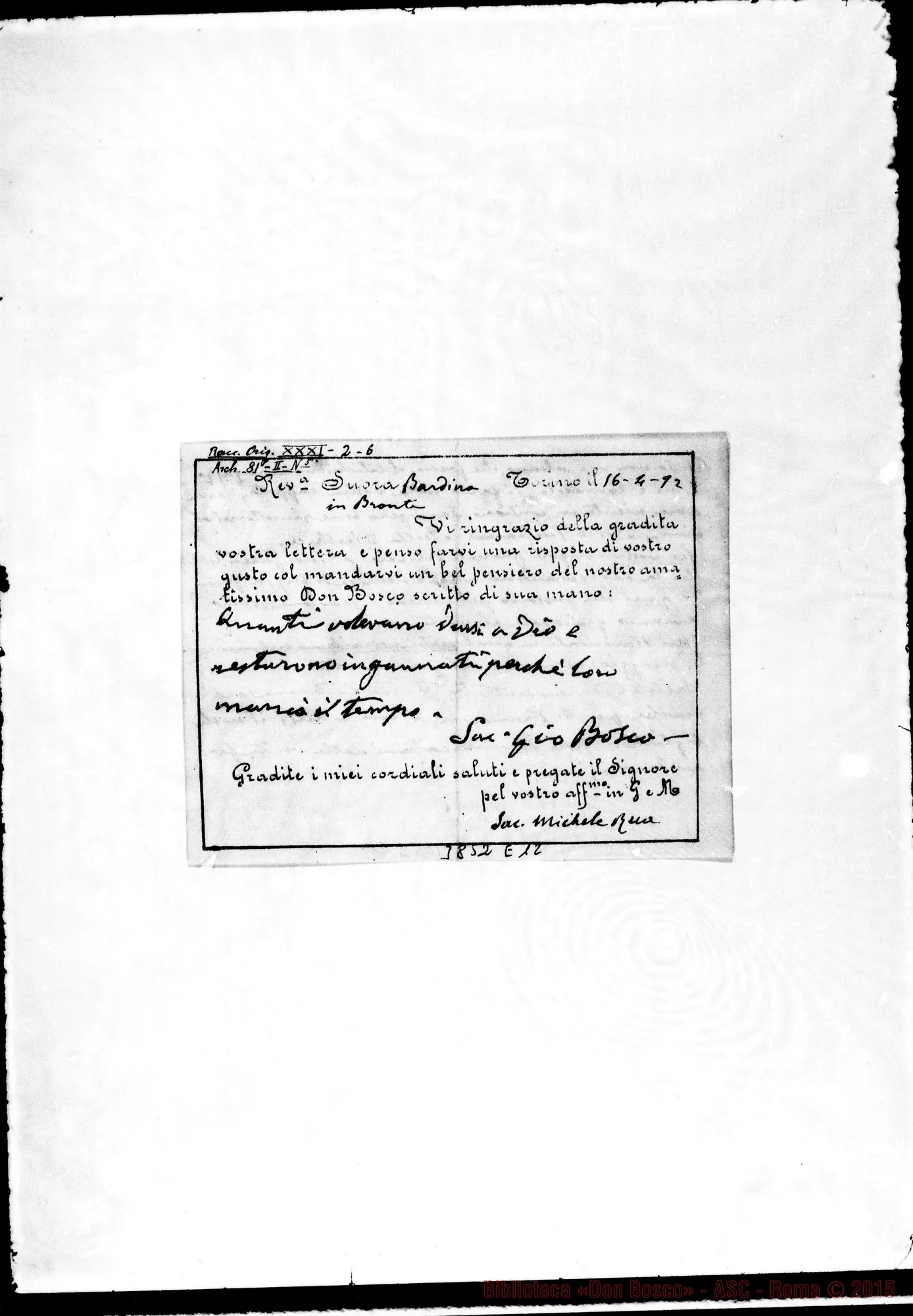 Fotogramma E 12 — Bardina Luigina, F.M.A. Torino, 16-04-1892