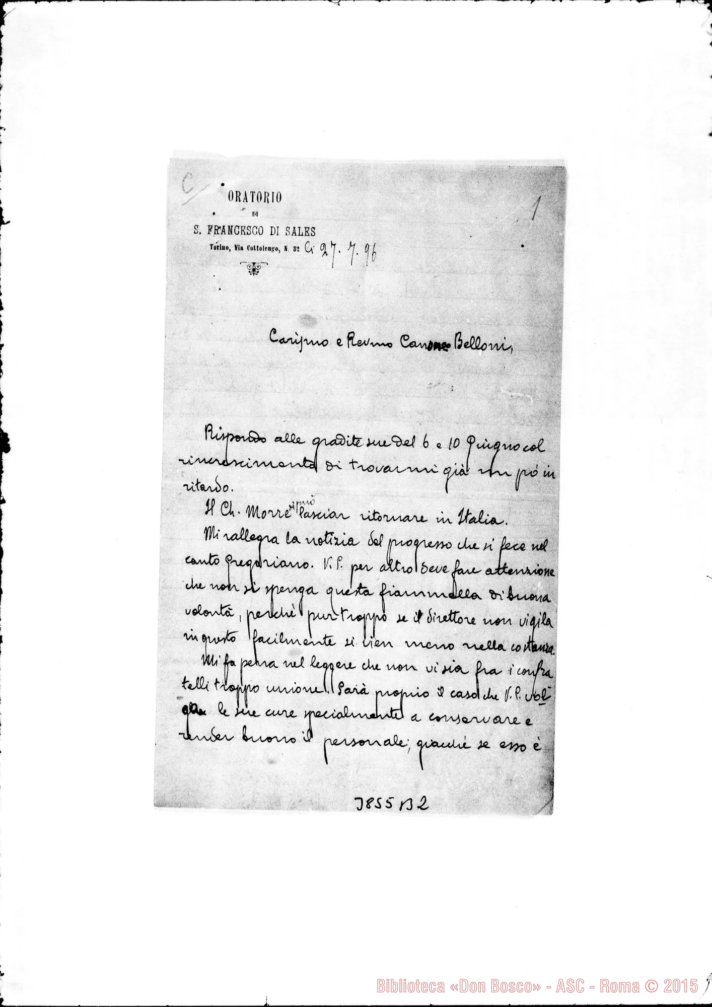 Fotogramma B 2 — « « Torino, 27-07-1896