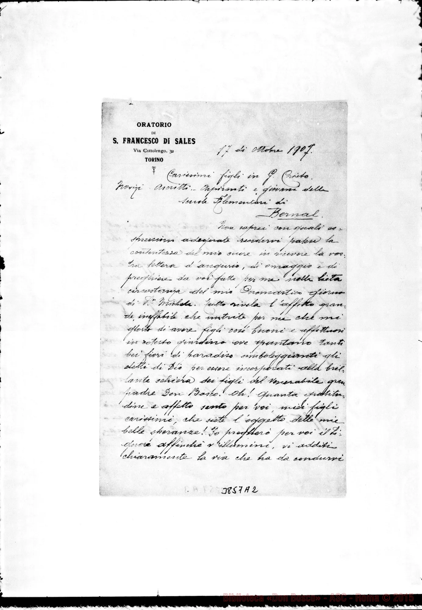 Fotogramma A 2 — « « Torino, 17-10-1907
