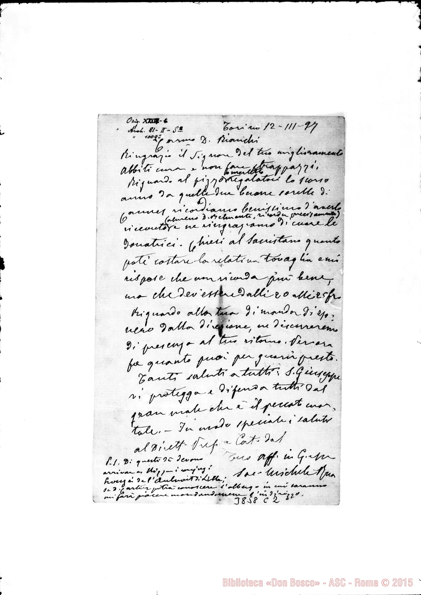 Fotogramma C 2 — « « Torino, 12-03-1897
