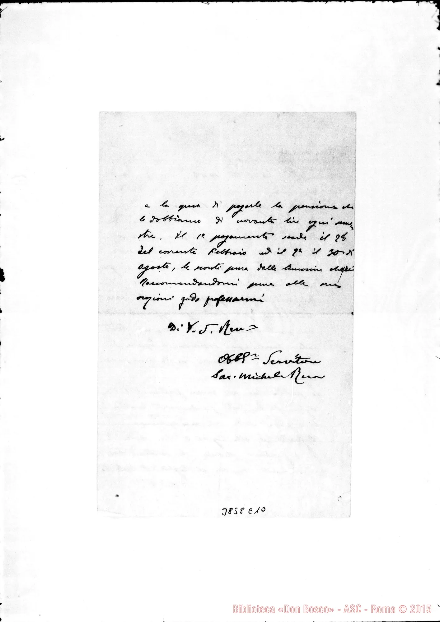 Fotogramma E 10 — Biglia, canonico Torino, 14-02-1902