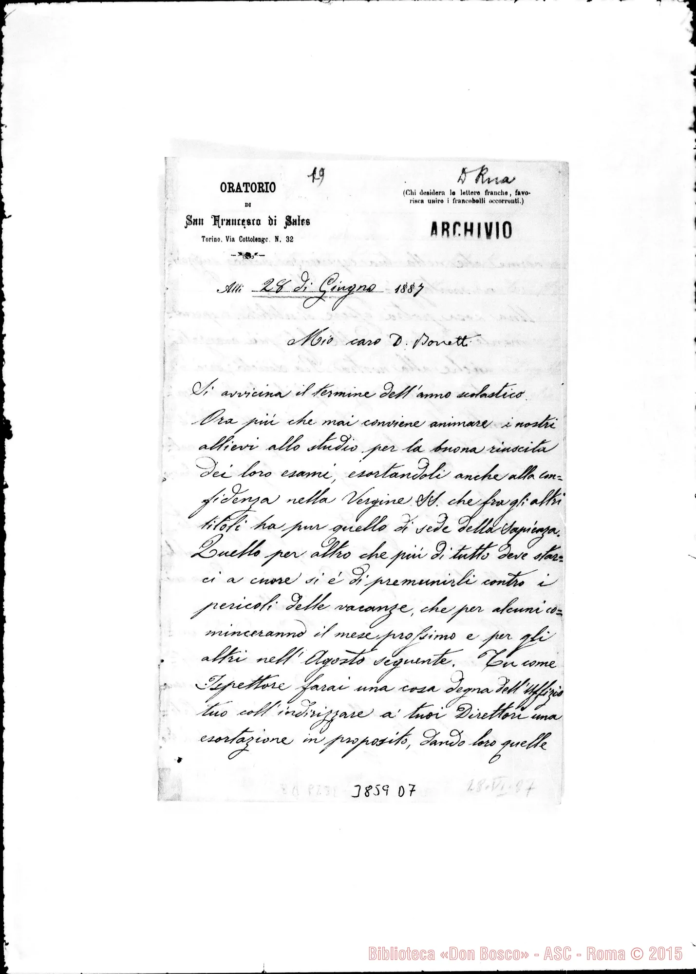 Fotogramma D 7 — « « Torino, 28-06-1887