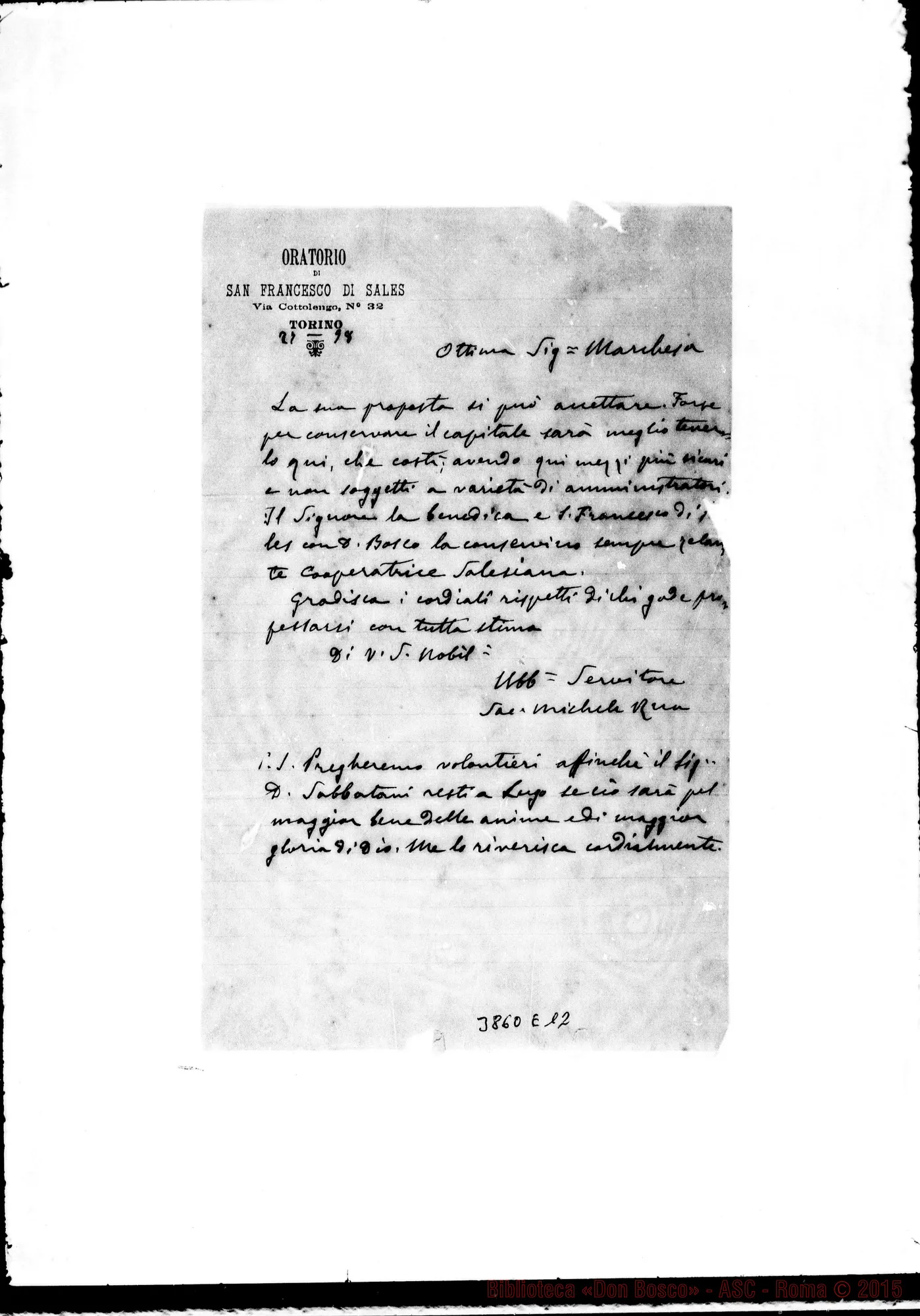 Fotogramma E 12 — « « Torino, 27-01-1898