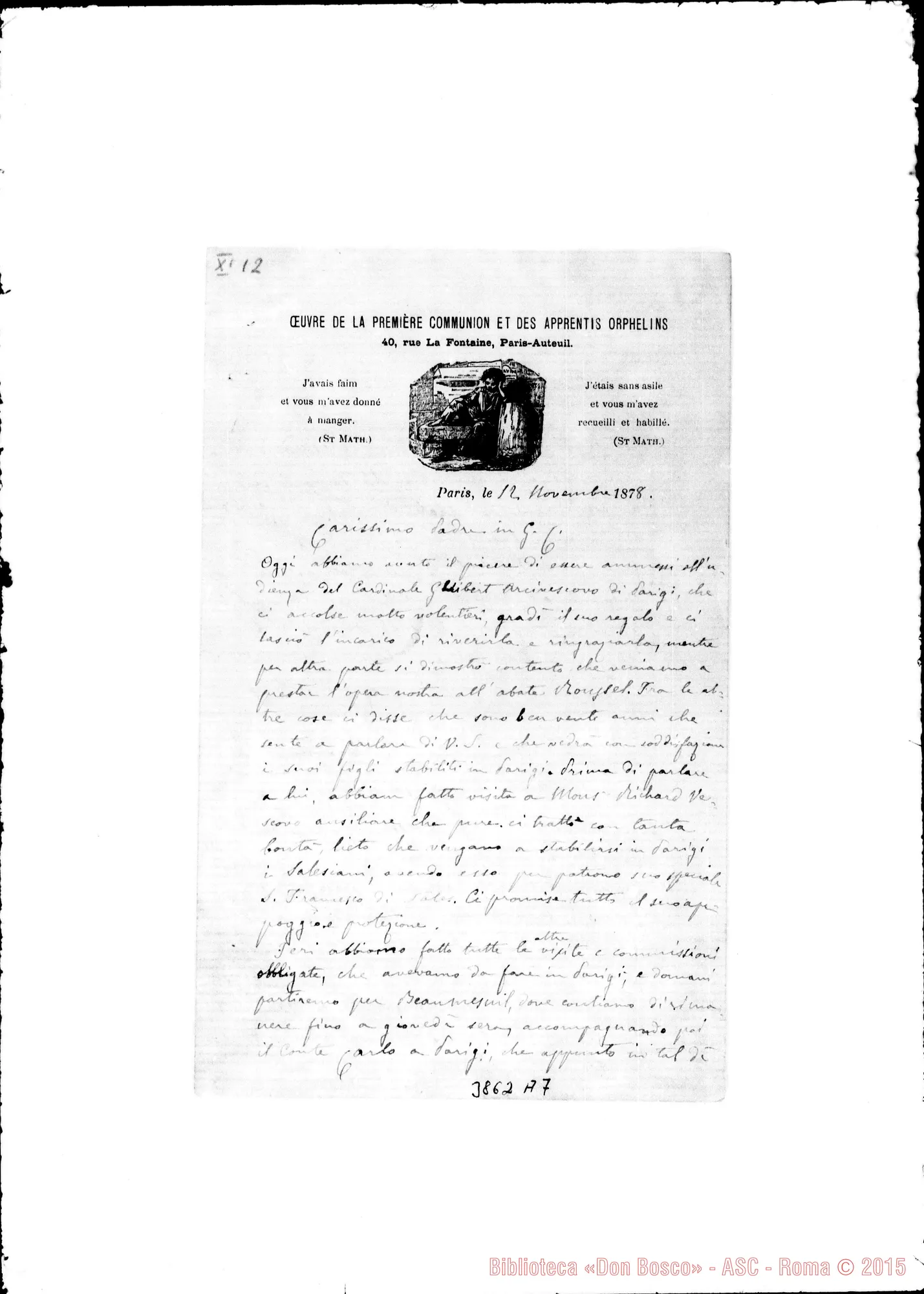 Fotogramma A 7 — « « Parigi, 12-11-1878