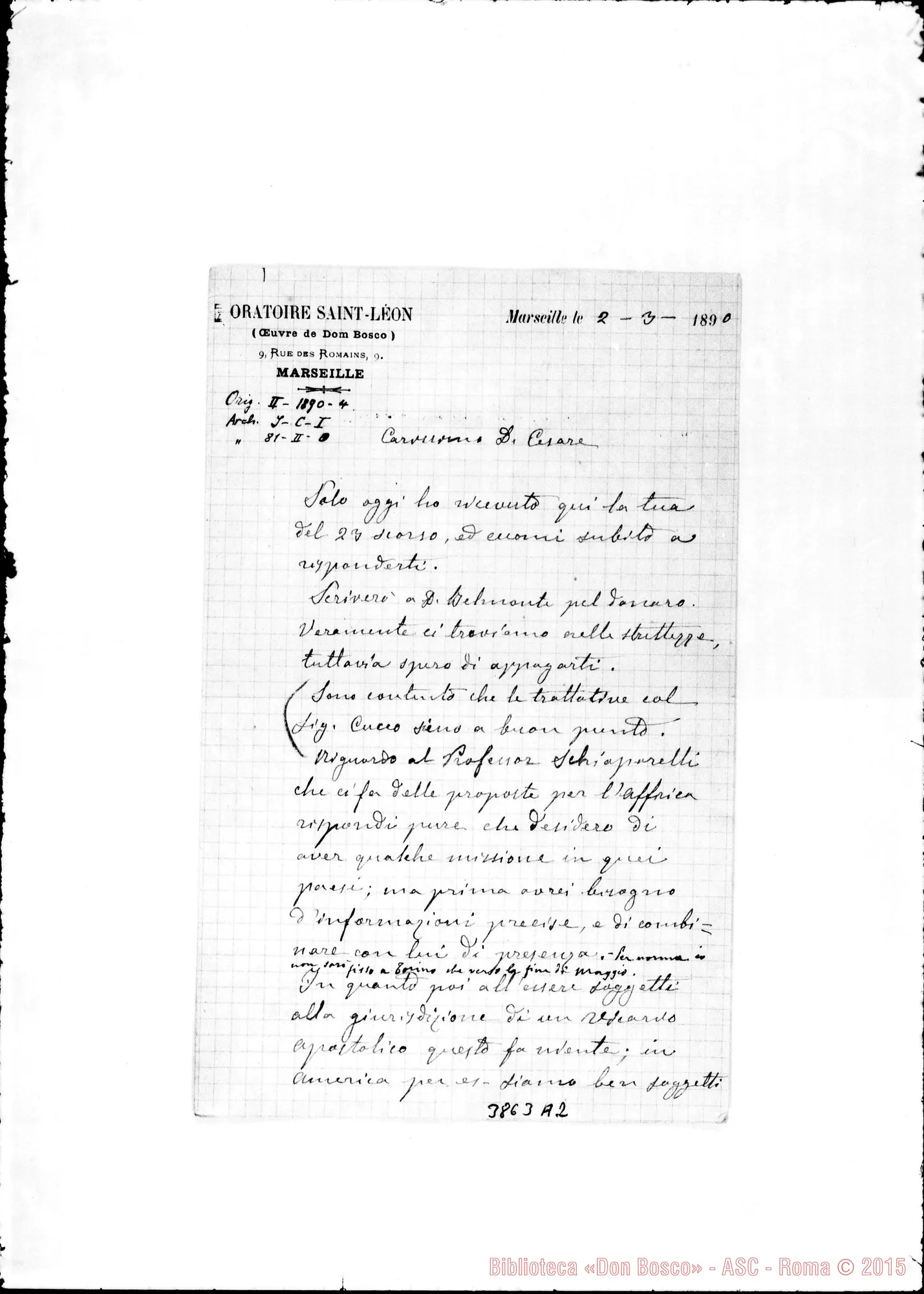 Fotogramma A 2 — « « Marseille, 2-03-1890