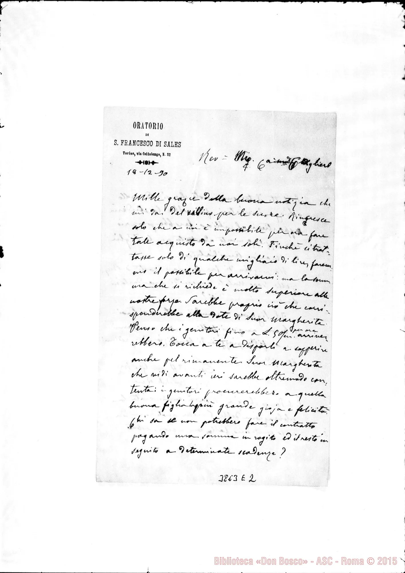 Fotogramma E 2 — « « Torino, 18-12-1890