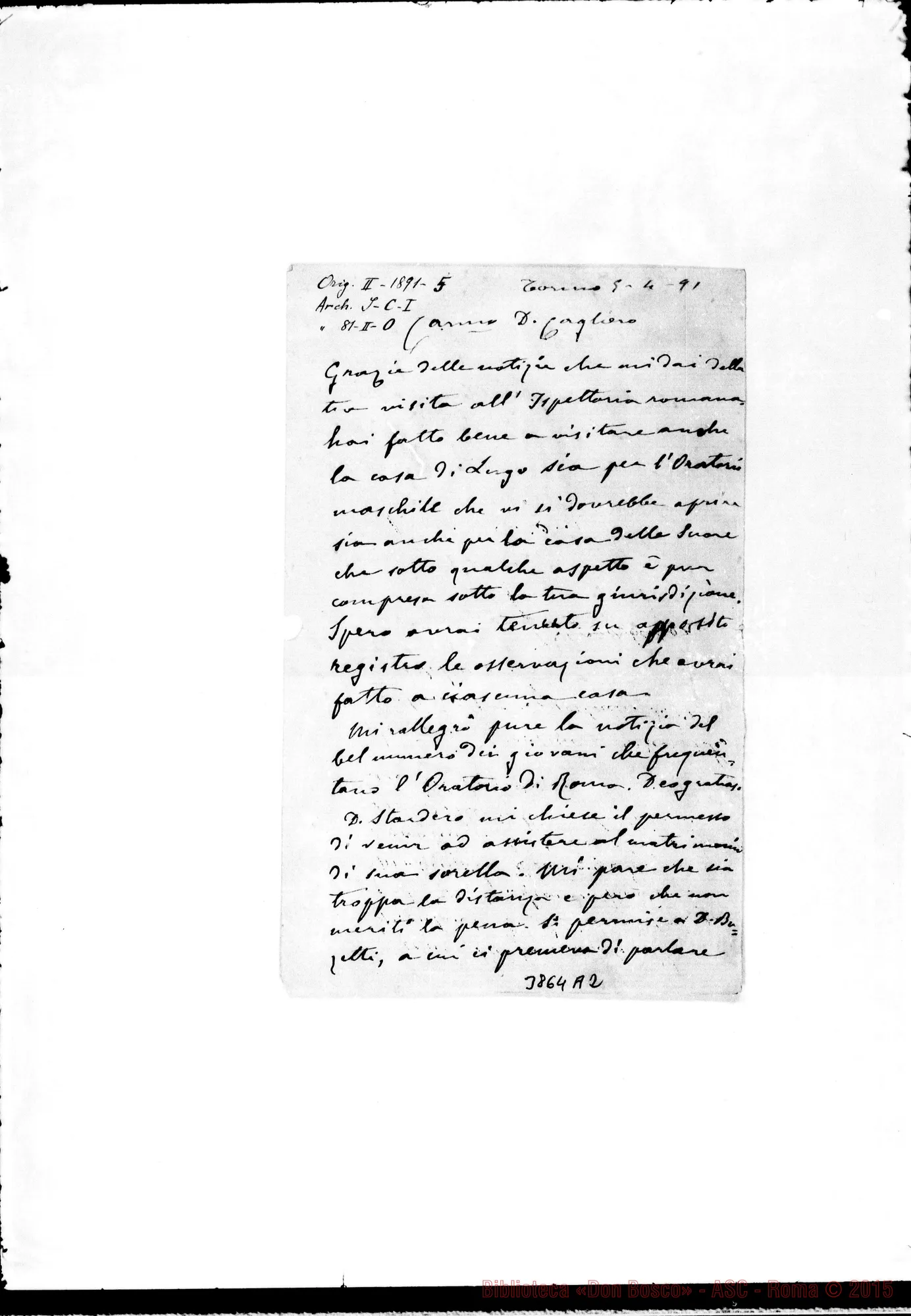 Fotogramma A 2 — « « Torino, 5-04-1891