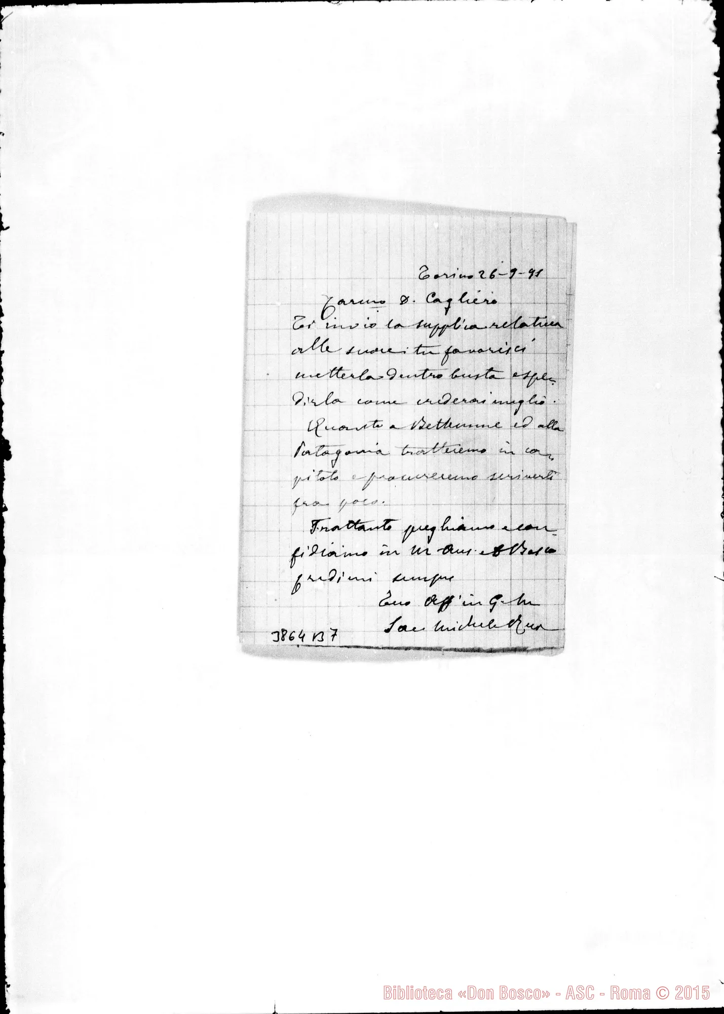 Fotogramma B 7 — « « Torino, 26-09-1891