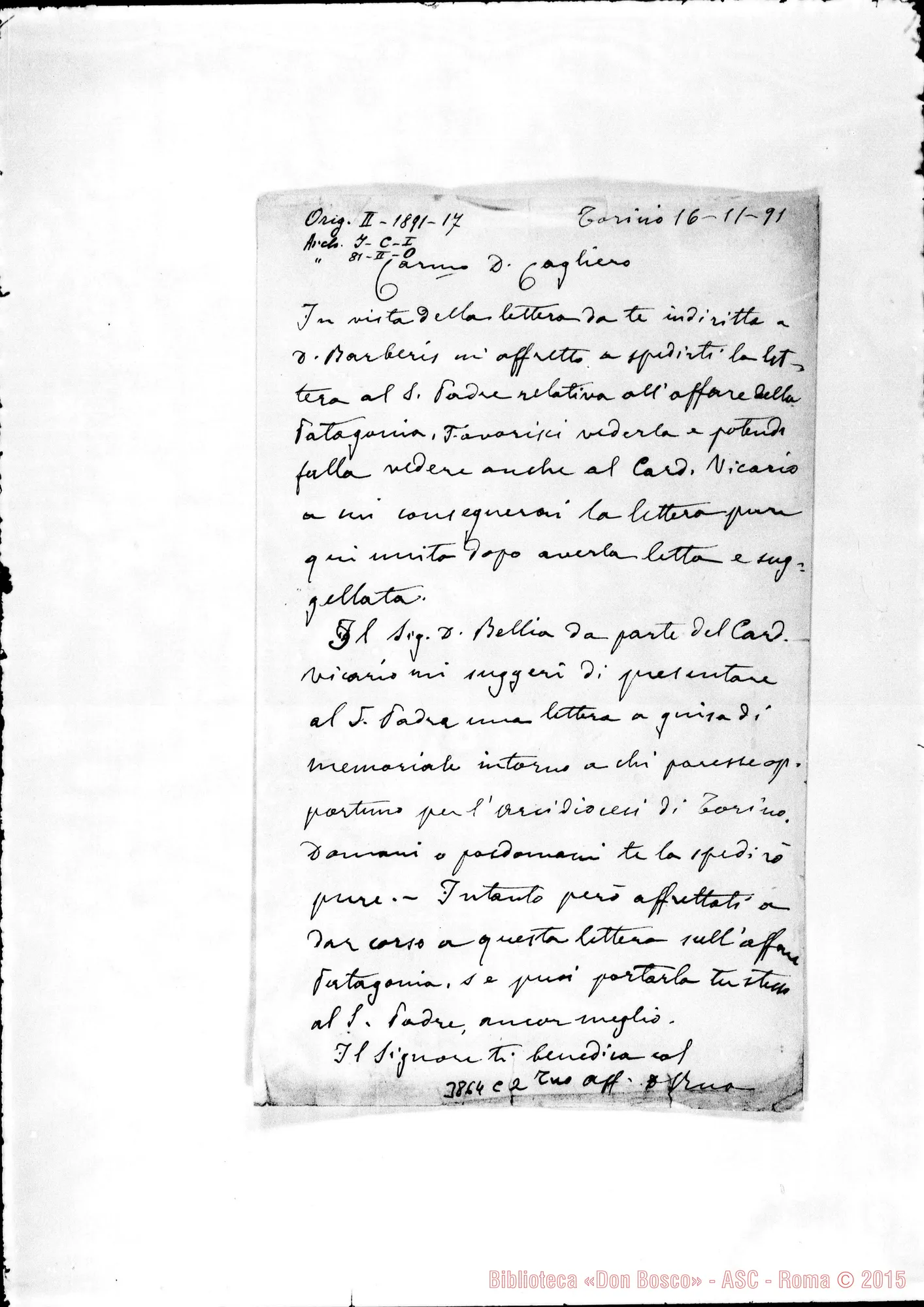 Fotogramma C 2 — « « Torino, 16-11-1891