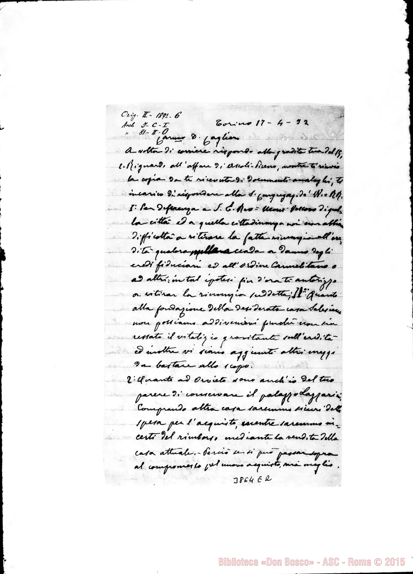 Fotogramma E 2 — « « Torino, 17-04-1892
