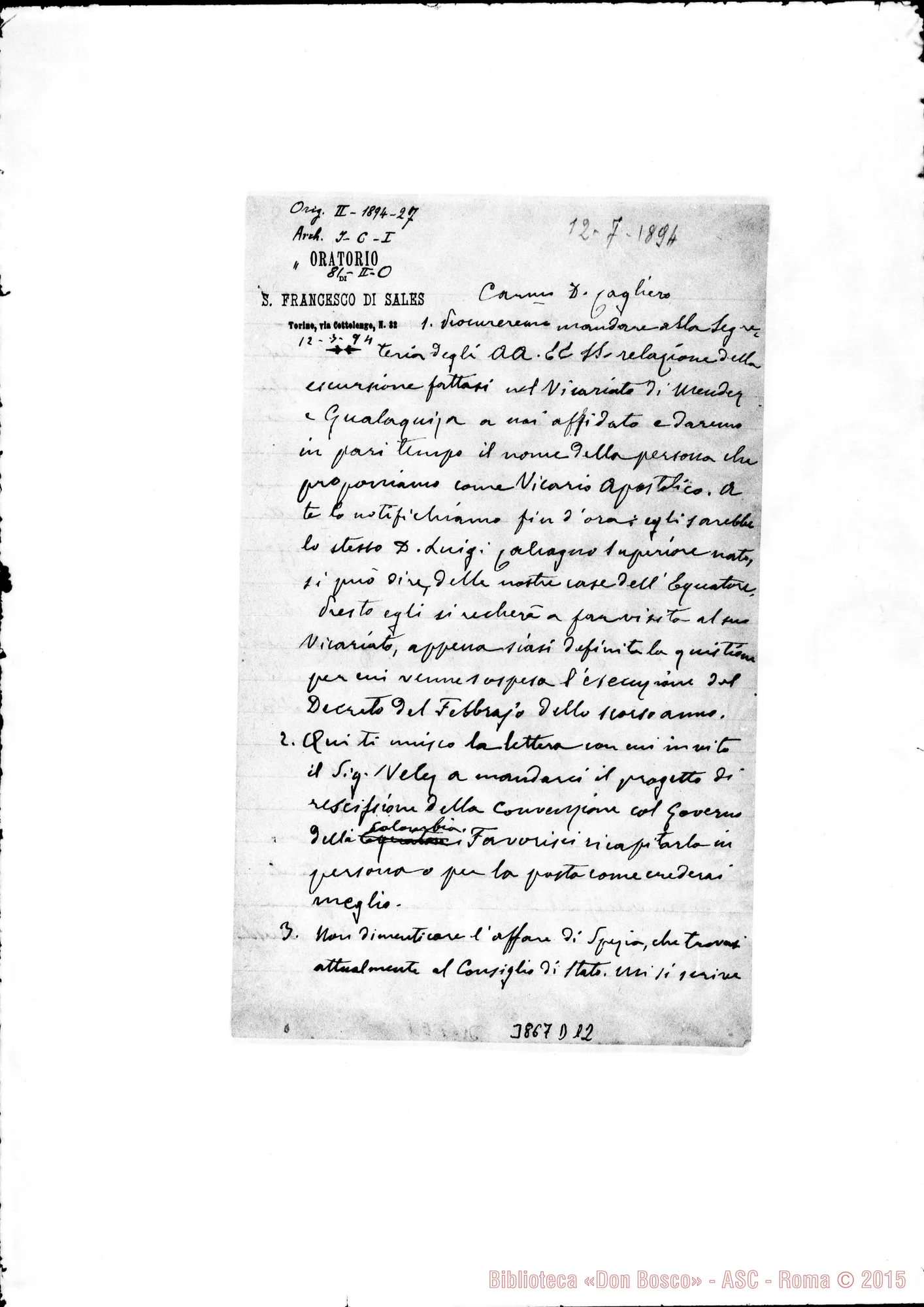 Fotogramma D 12 — « « Torino, 12-07-1894