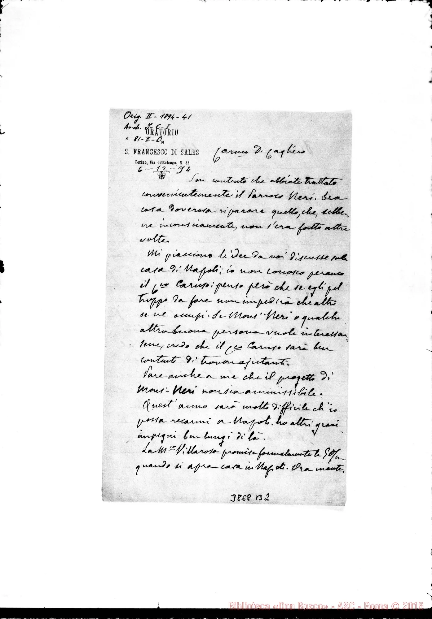 Fotogramma B 2 — « « Torino, 6-12-1894