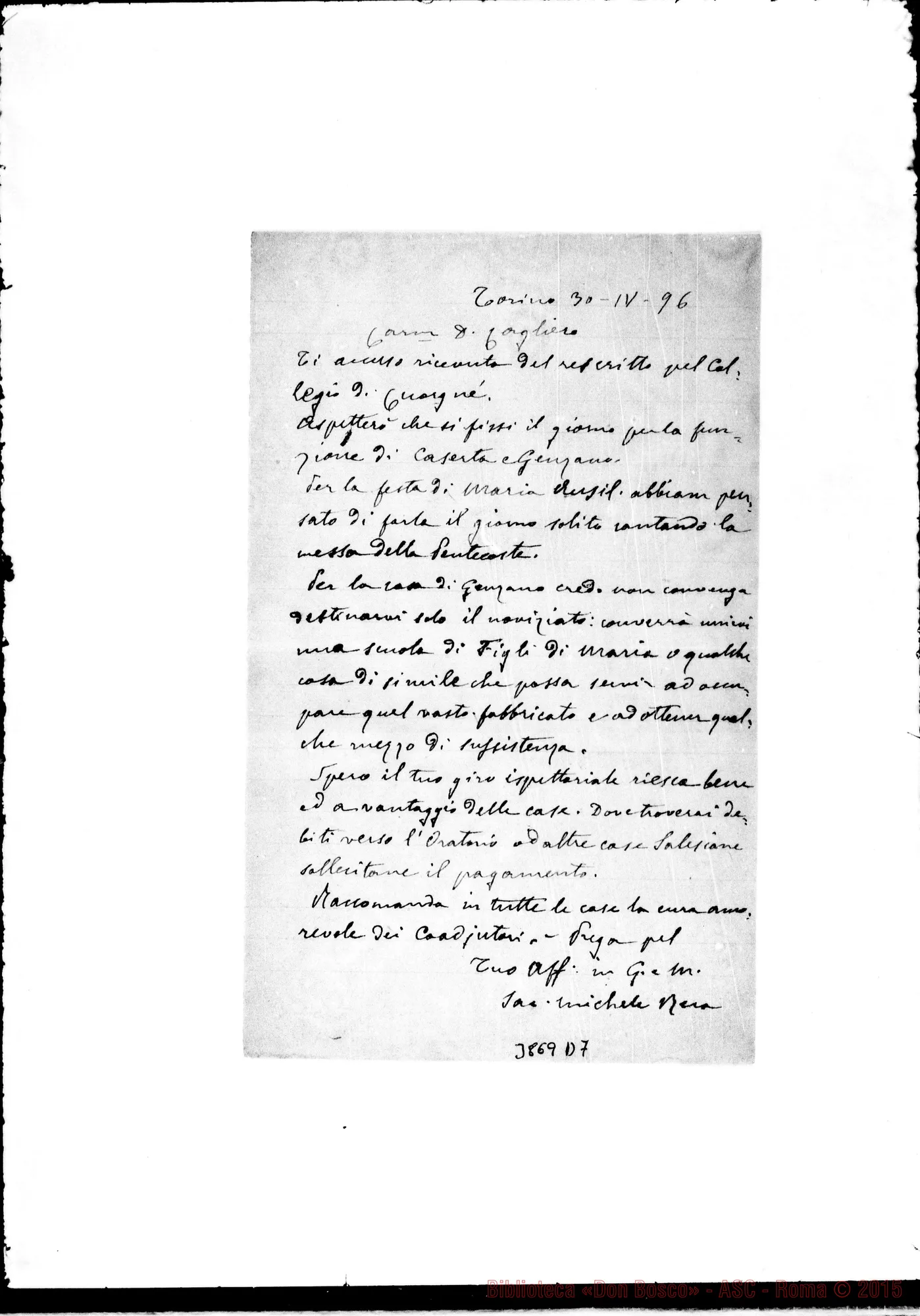 Fotogramma D 7 — « « Torino, 30-04-1896