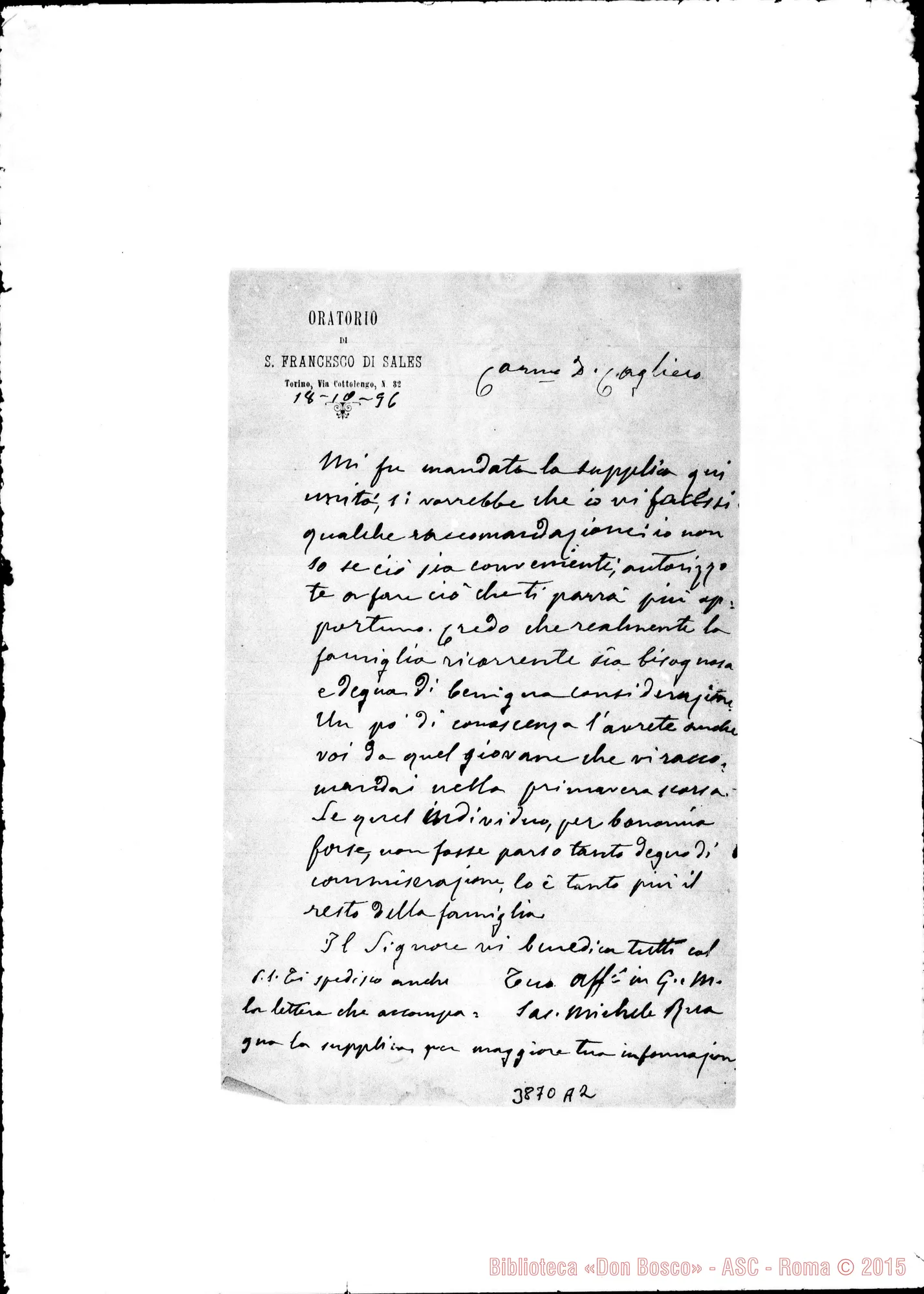 Fotogramma A 2 — « « Torino, 18-10-1896