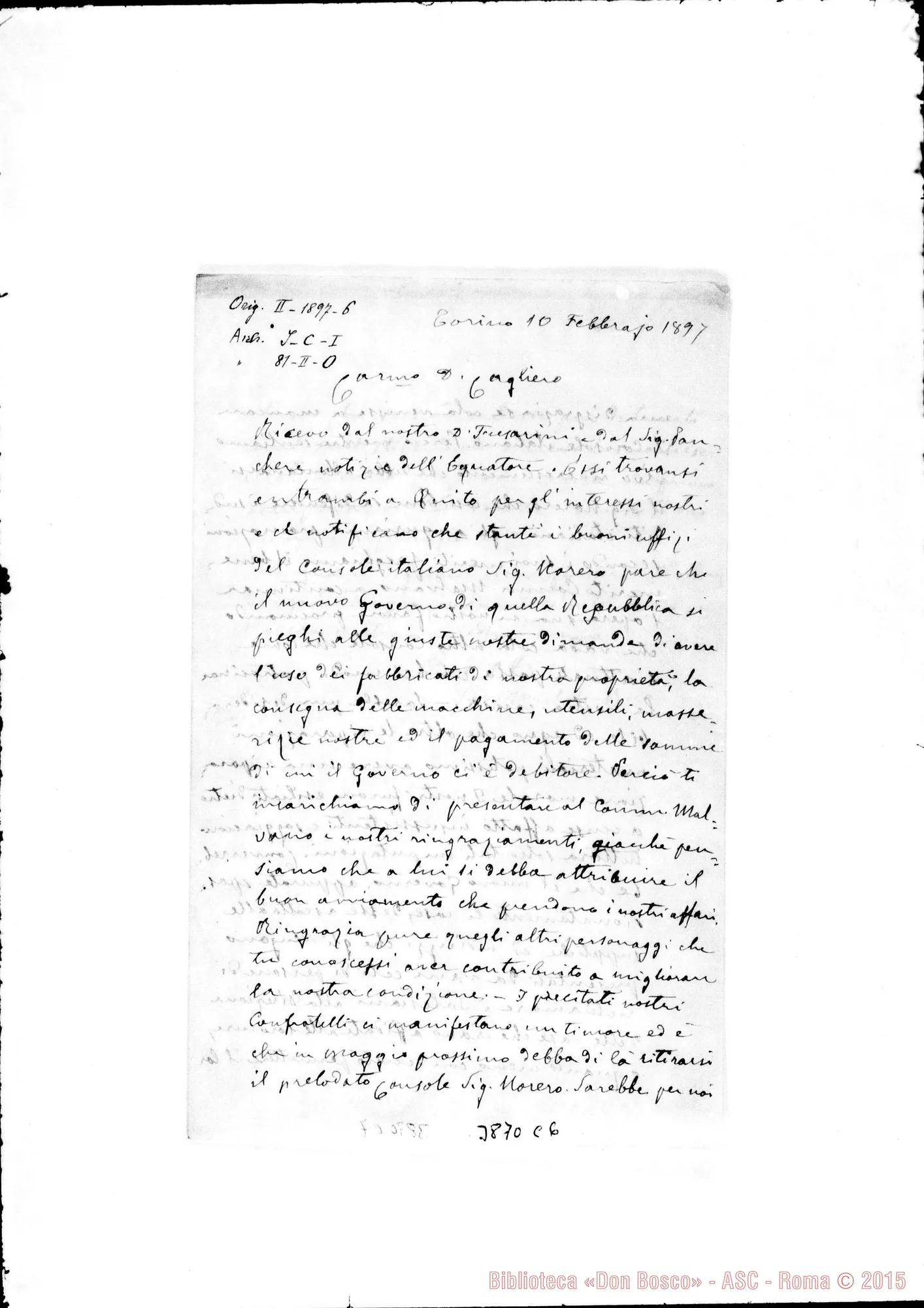 Fotogramma C 6 — « « Torino, 10-02-1897