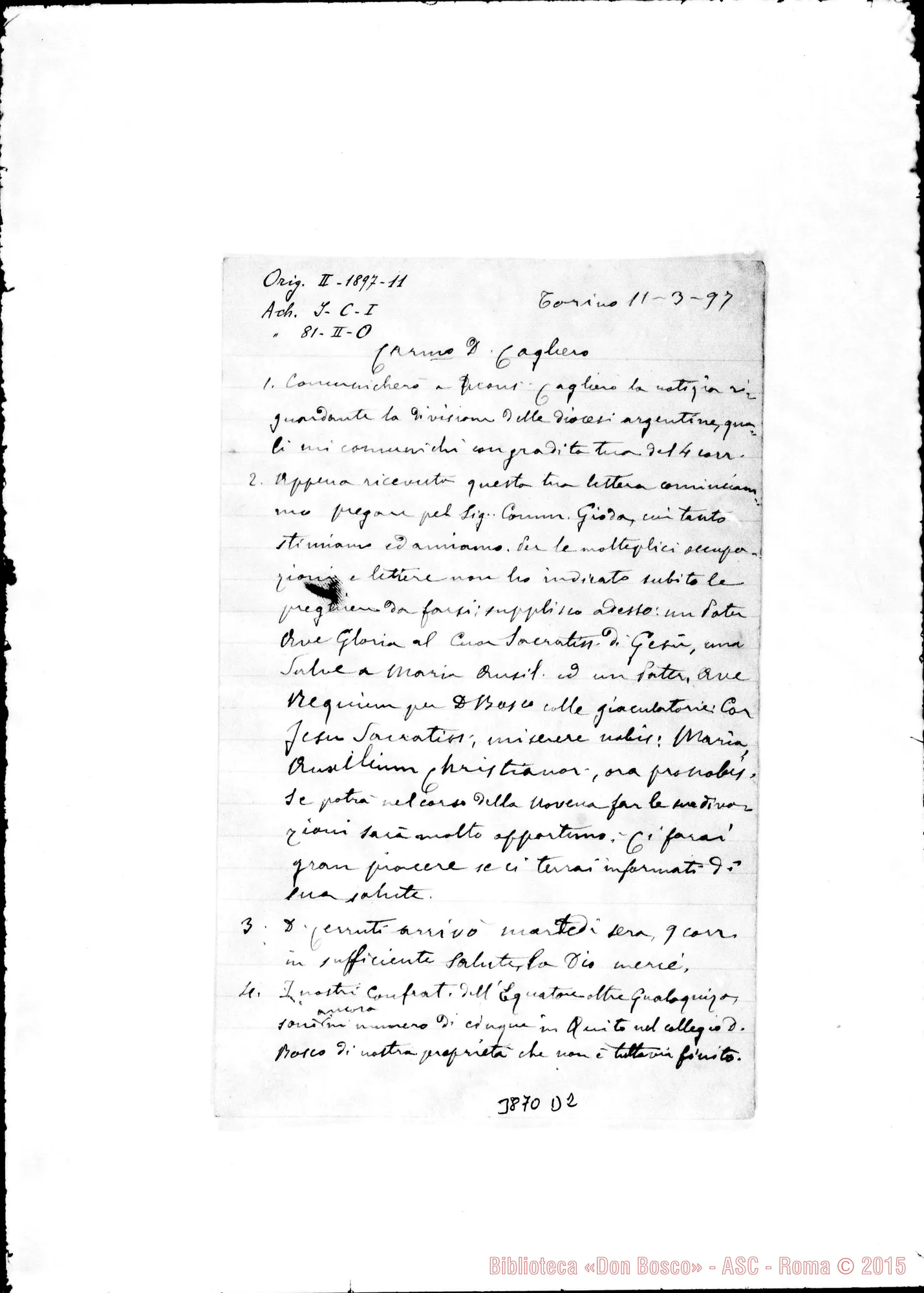 Fotogramma D 2 — « « Torino, 11-03-1897