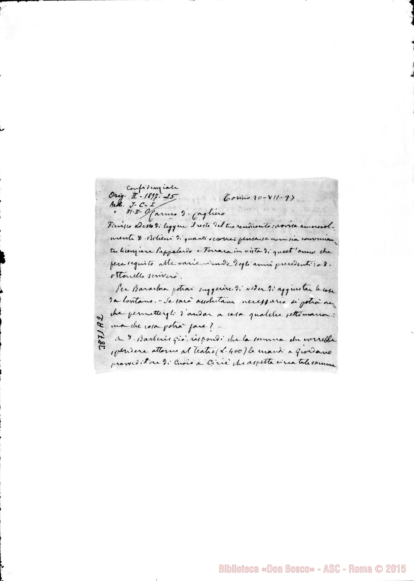 Fotogramma A 2 — « « Torino, 20-07-1897