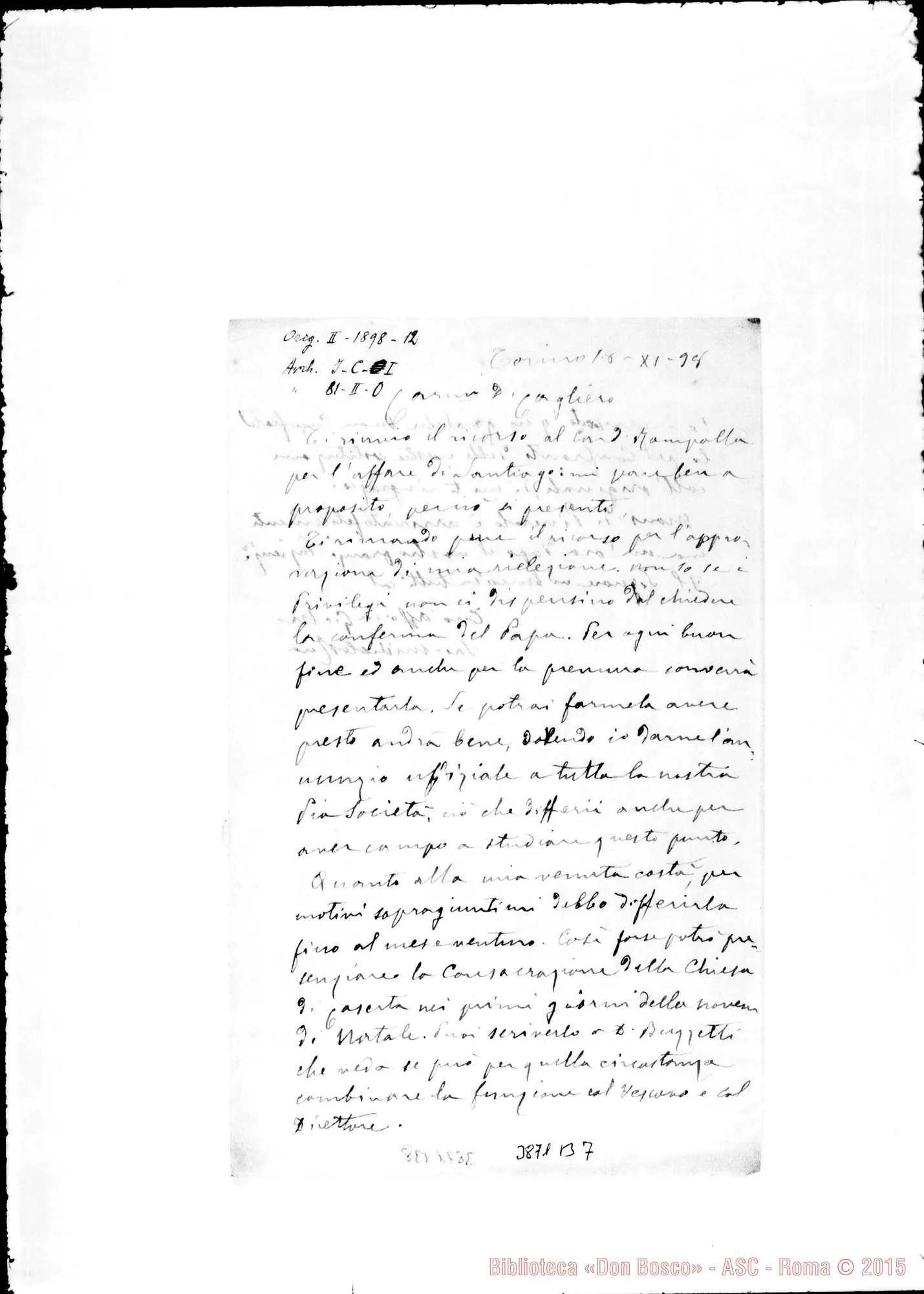 Fotogramma B 7 — « « Torino, 18-11-1898
