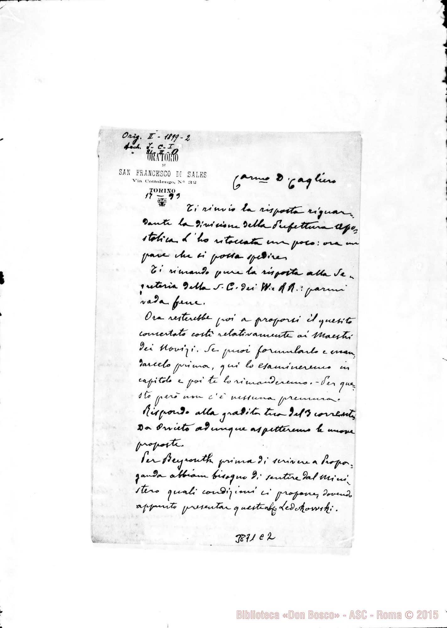 Fotogramma C 2 — « « Torino, 17-01-1899