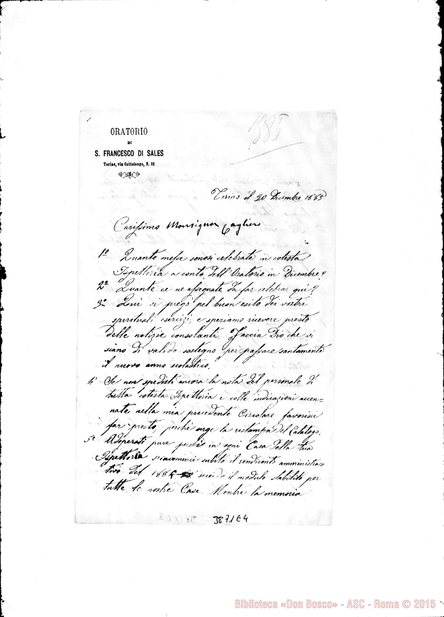 Fotogramma E 4 — « « Torino, 30-12-1885